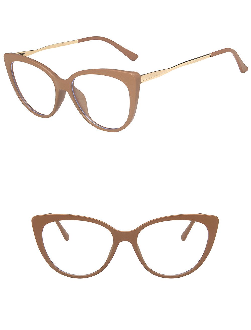 PACIEA Brille Cat Eye Blaulichtfilter Damen Anti-Müdigkeit Computer Gaming Schutz