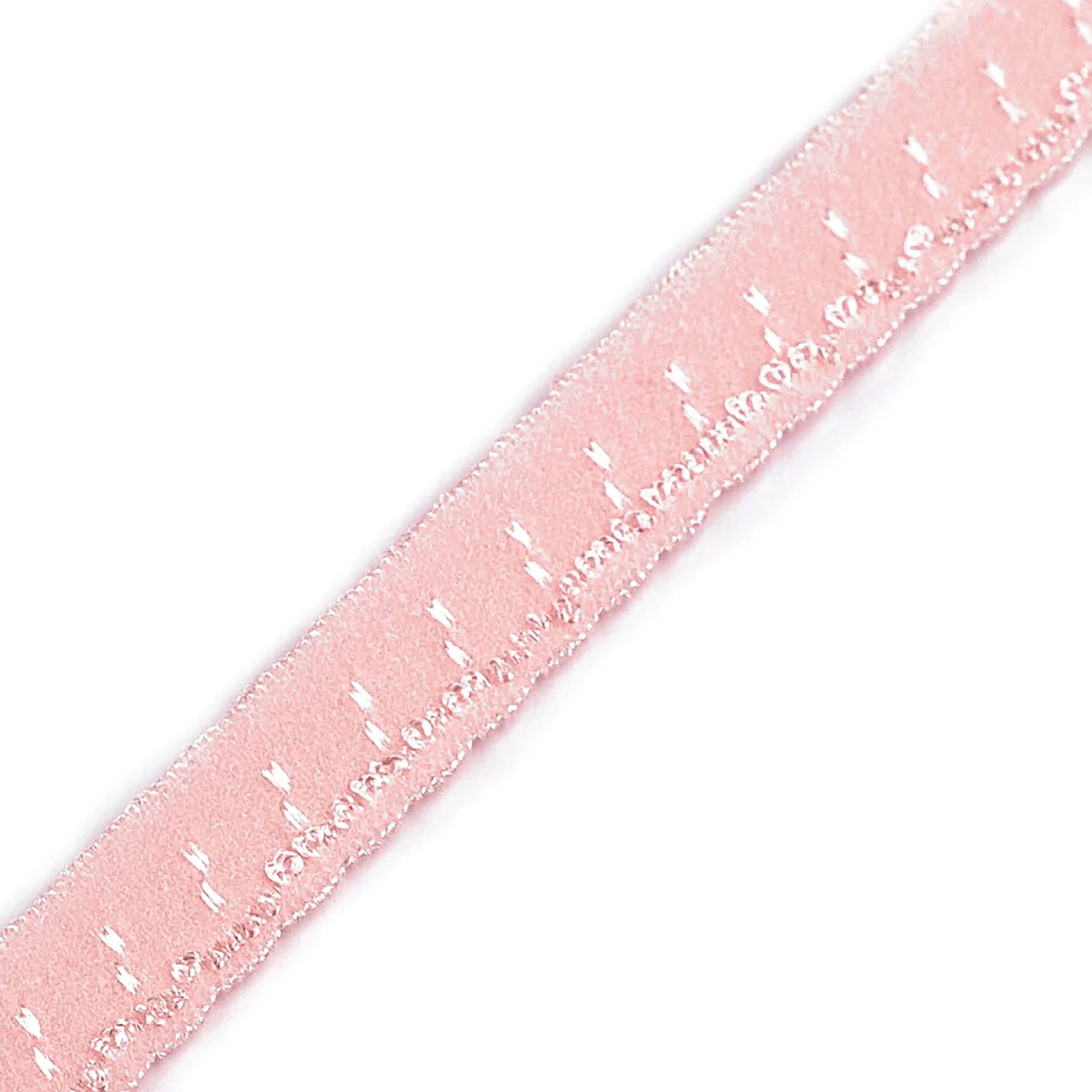 maDDma Gummiband Ziergummi ab 1m Falzgummi 10 mm elastisches Saumband, babyrosa