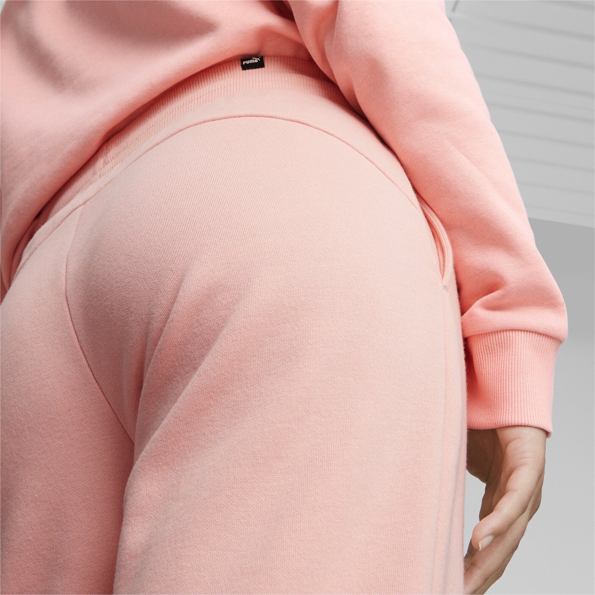Pink PUMA Smoothie Jogginghose Peach Damen Essentials Sporthose