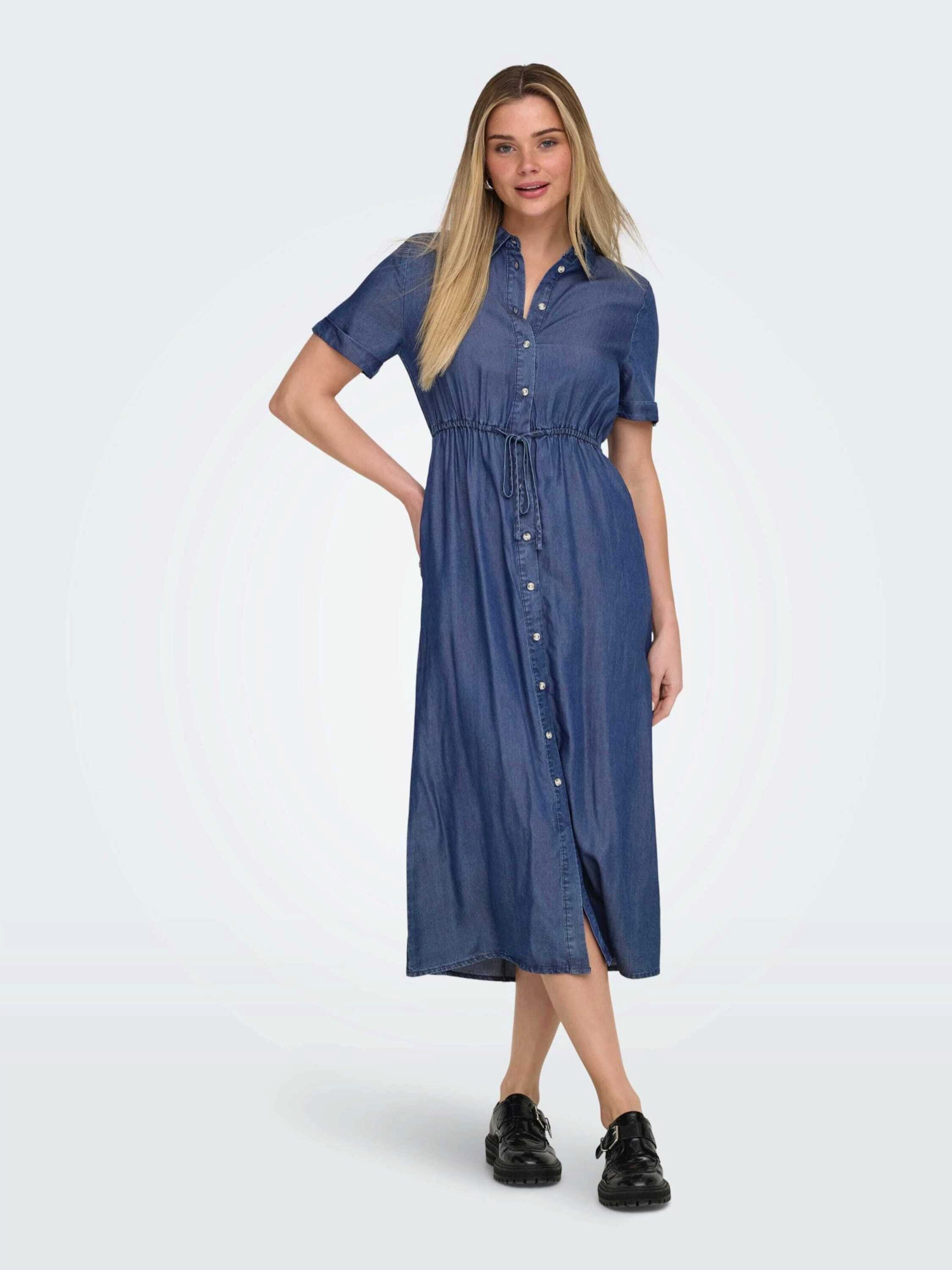 ONLY Blusenkleid ONLCharis (1-tlg) Drapiert/gerafft