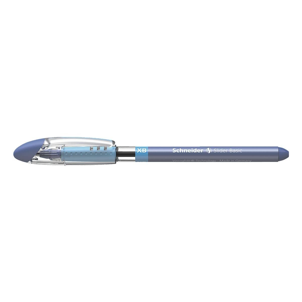 Schneider Kugelschreiber Slider XB 1512, mit Kappe, Strichbreite: 0,7 mm (XB) blau
