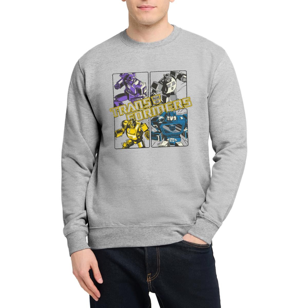 Spreadshirt Sweatshirt Transformers G1 Megatron Bumblebee Und Soundwave Unisex Pullover (1-tlg)