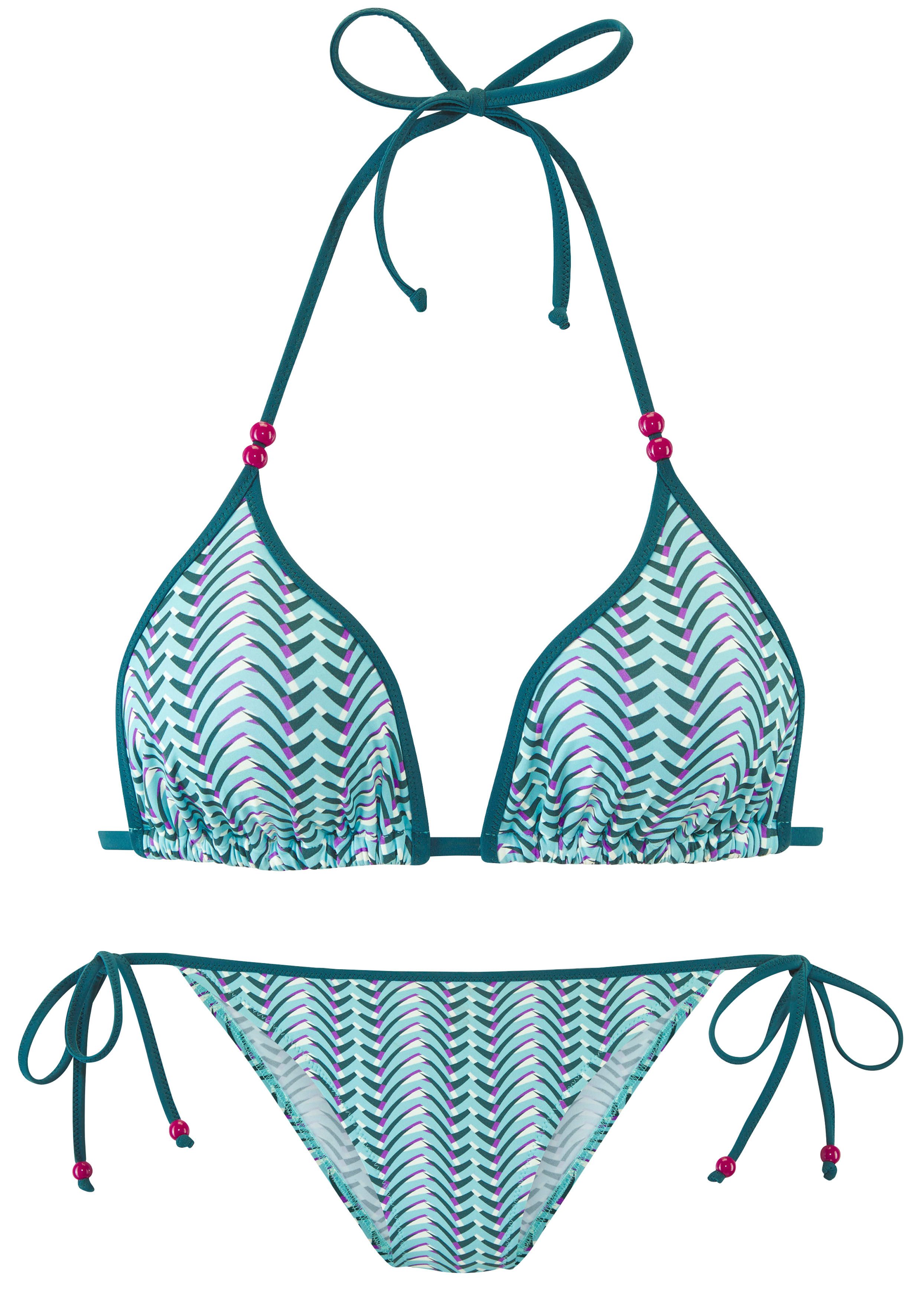 Vivance Triangel-Bikini mit Zierperlen günstig online kaufen