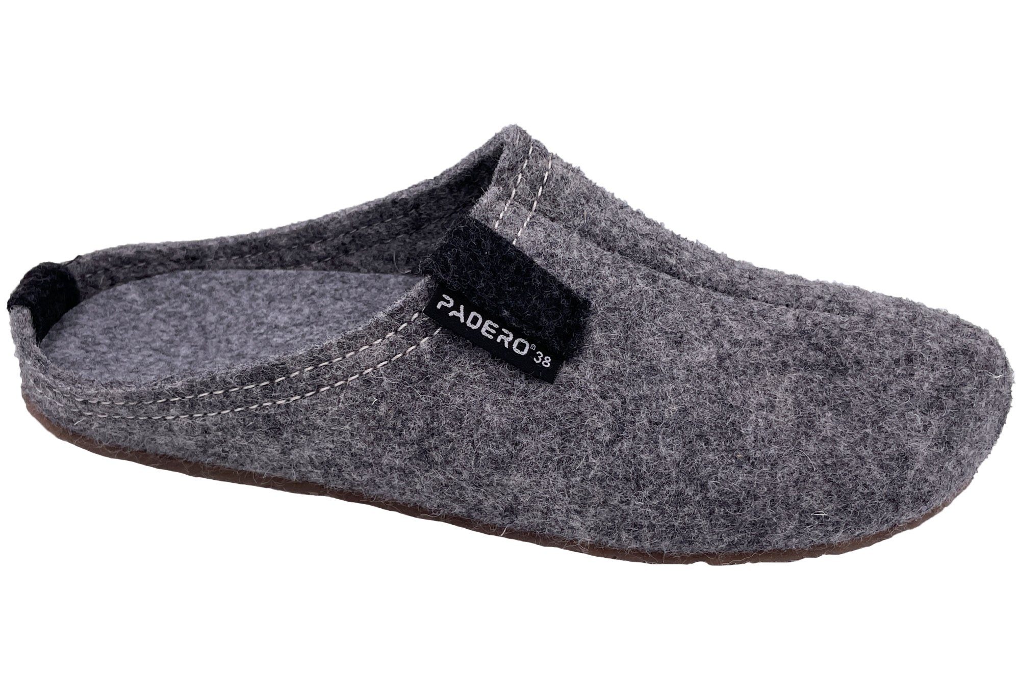 PADERO Henno Pantoffel Hausschuh Wollfiliz – Bild 3 von 5