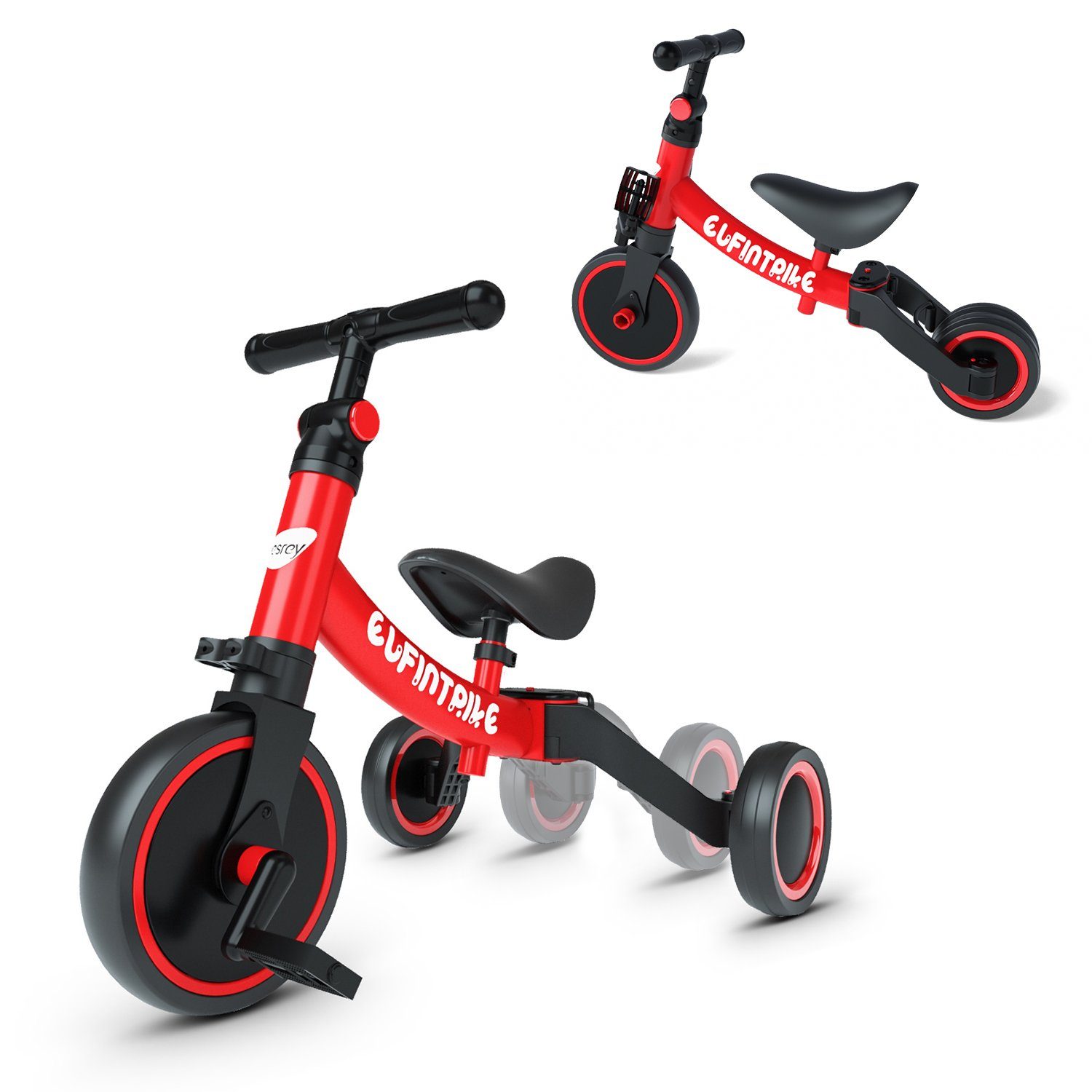 besrey Laufrad »5 in 1 Laufrad Dreirad Kinderdreirad Kinderlaufrad Baby  Balance Bike Lauflernrad Lauffahrrad für Kinder Baby ab 1 Jahre bis 4  Jahren« online kaufen | OTTO