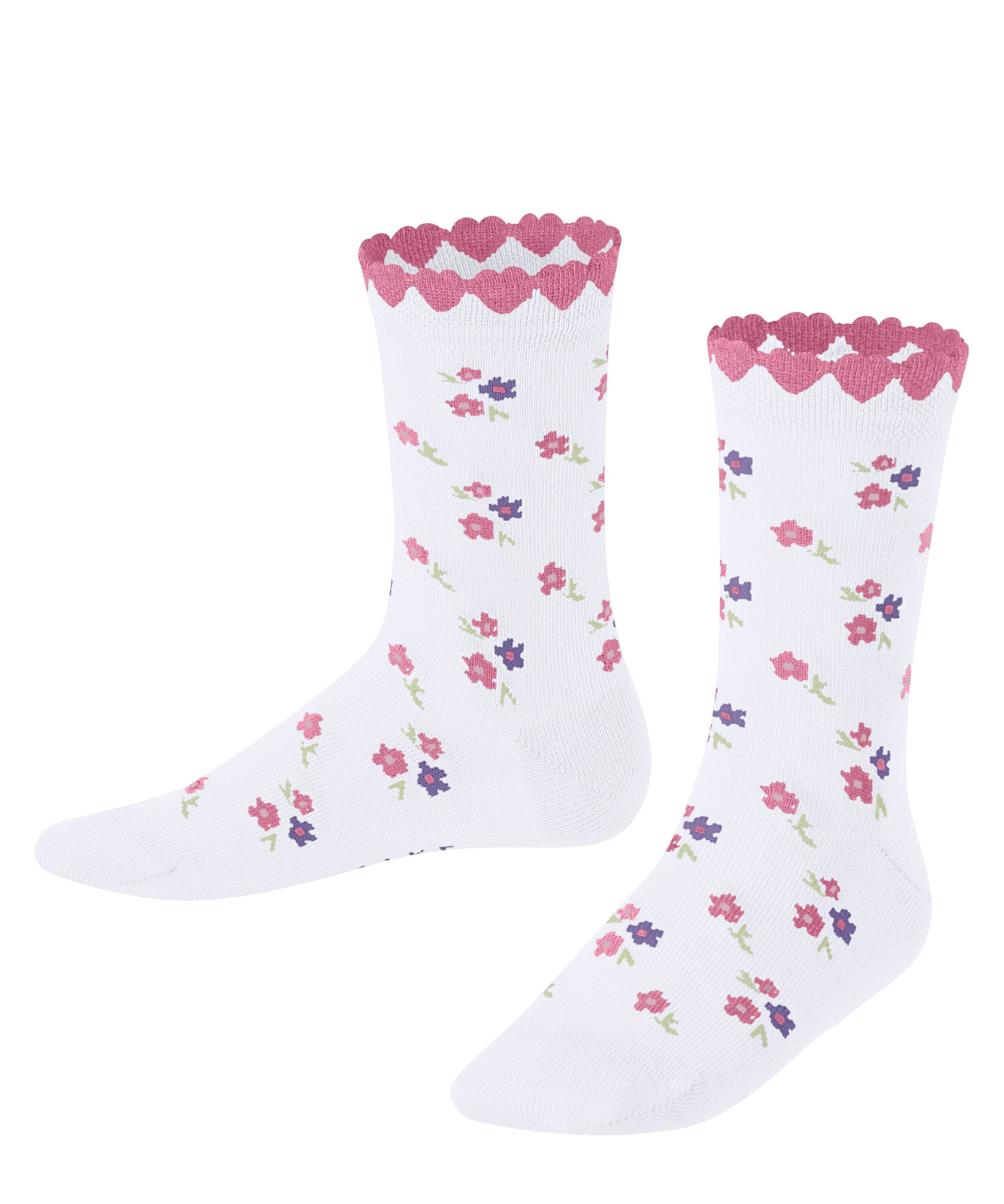 FALKE Socken FALKE Ditsy Flowers Kinder (1-Paar) aus hautschmeichelnder Baumwolle