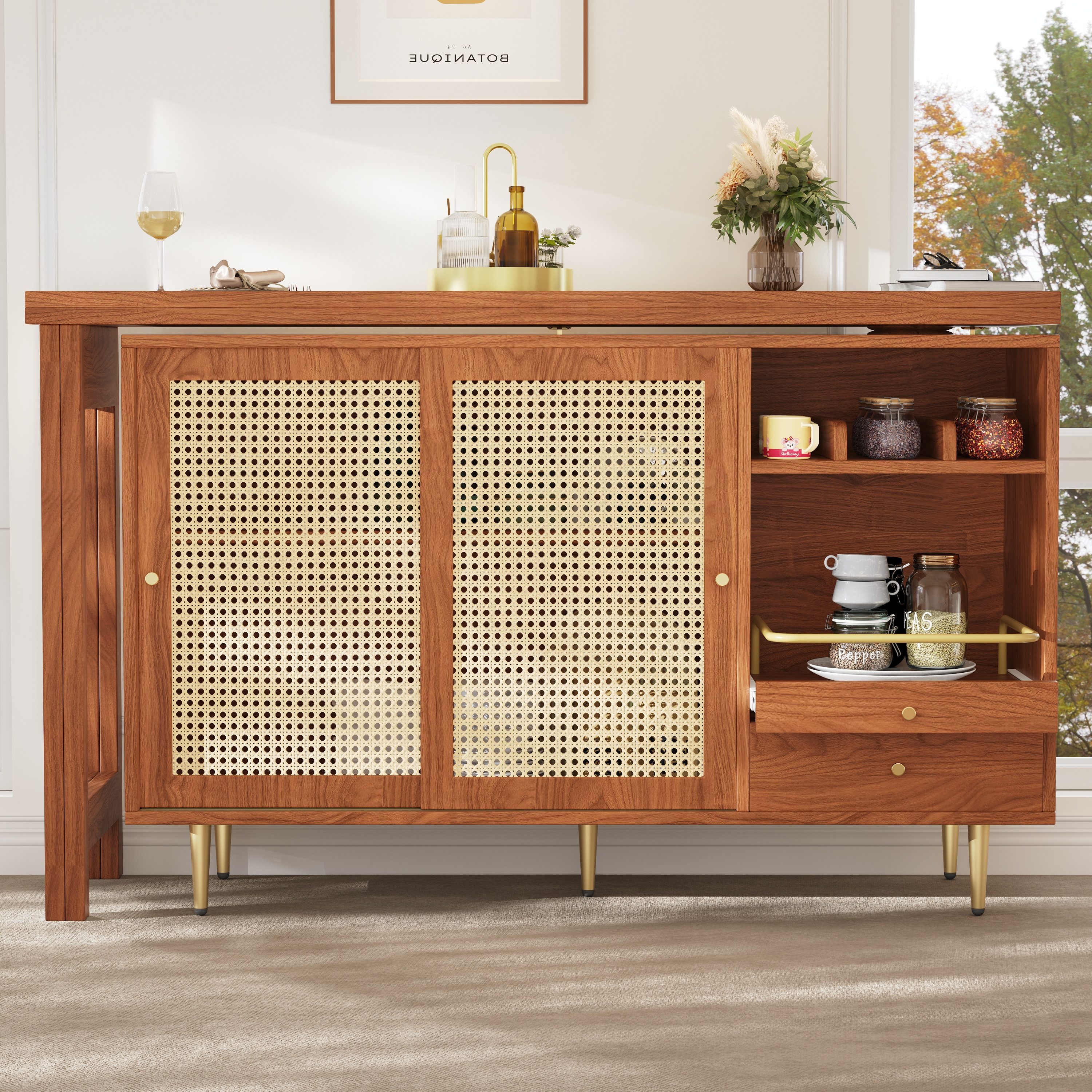 Flieks Bartisch 360° drehbar (Set, 1-St., klappbare Tischplatte 40-80cm Tie günstig online kaufen