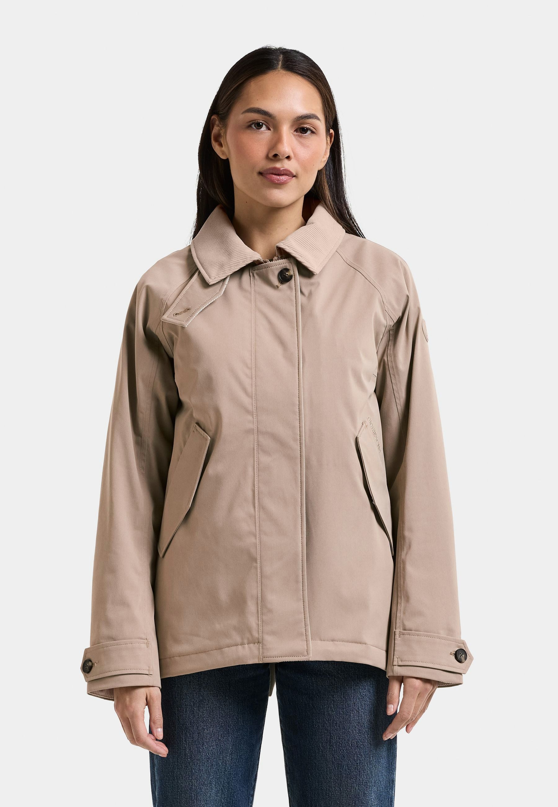 Didriksons Allwetterjacke Damen Barn-Jacket-Look Wasserdicht LYNN mit Taschen