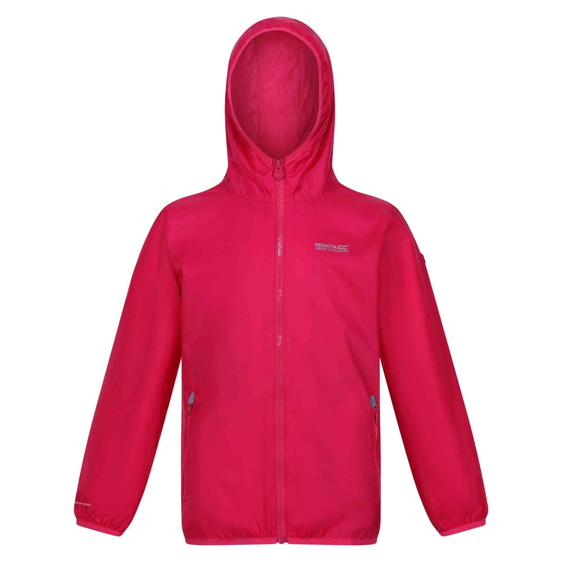 Regatta Trekkingjacke Regatta Lever II Kinder Wanderjacke mit Kapuze pink RKW164 D4D