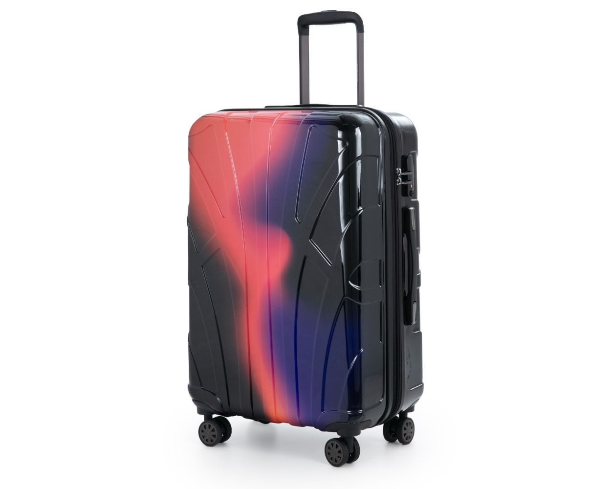 Suitline Koffer S1, 4 Rollen, mittelgroßer Hartschalen-Koffer Check-In Reisekoffer TSA 68 L