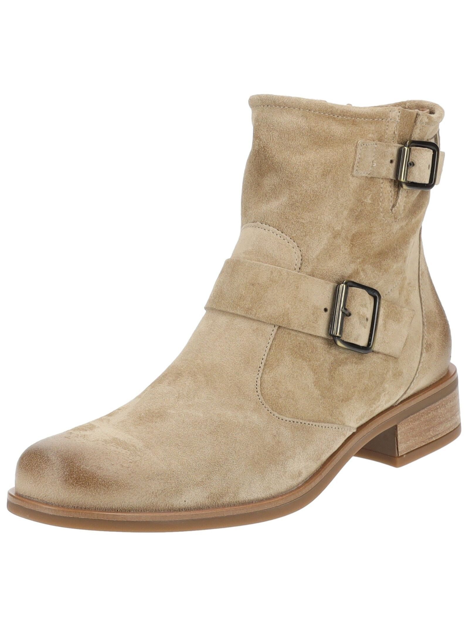 Stiefelette Veloursleder Cowboy Stiefelette