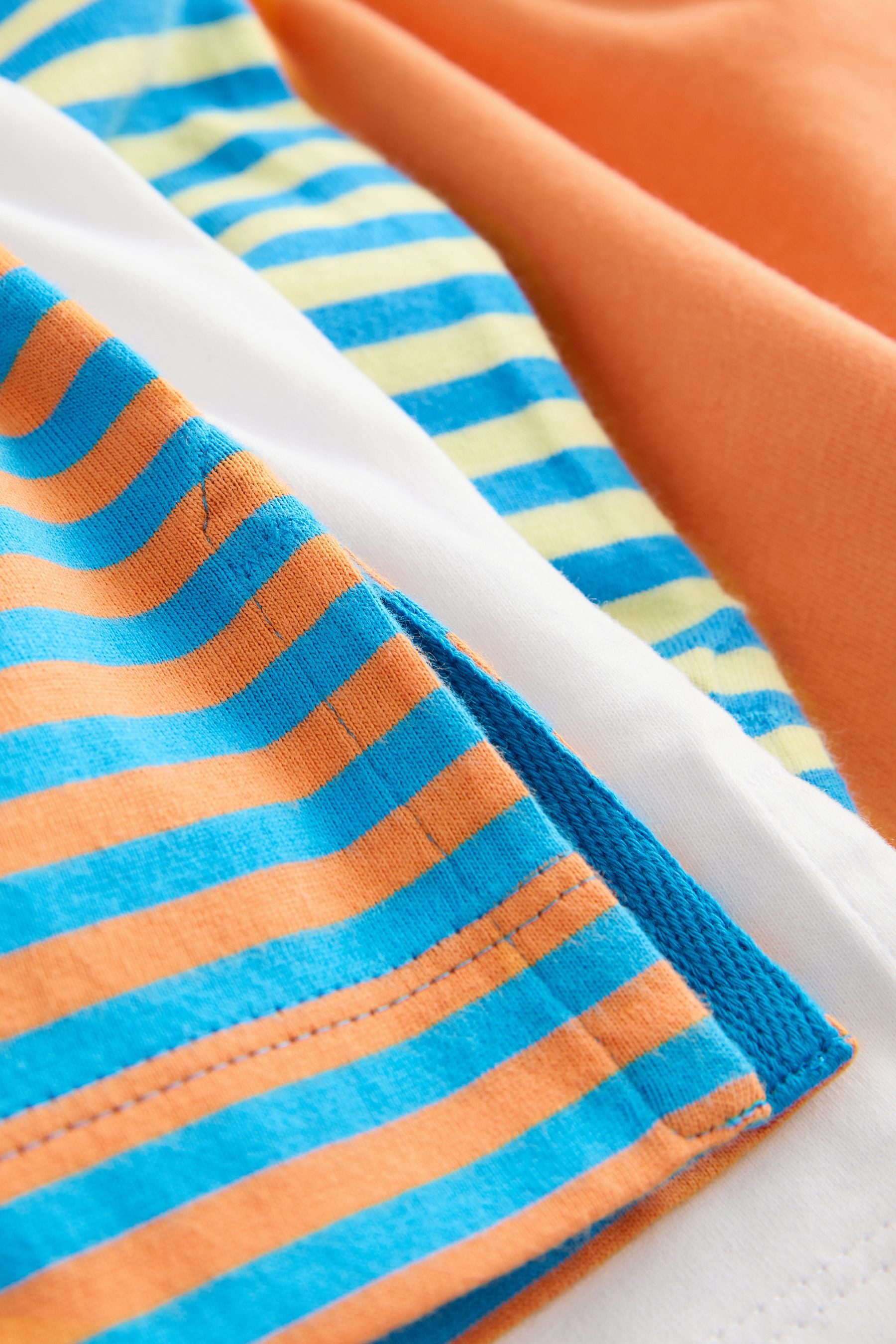 Next T-Shirt Gestreifte Oversized Fit T-Shirts, 4er-Pack (4-tlg)