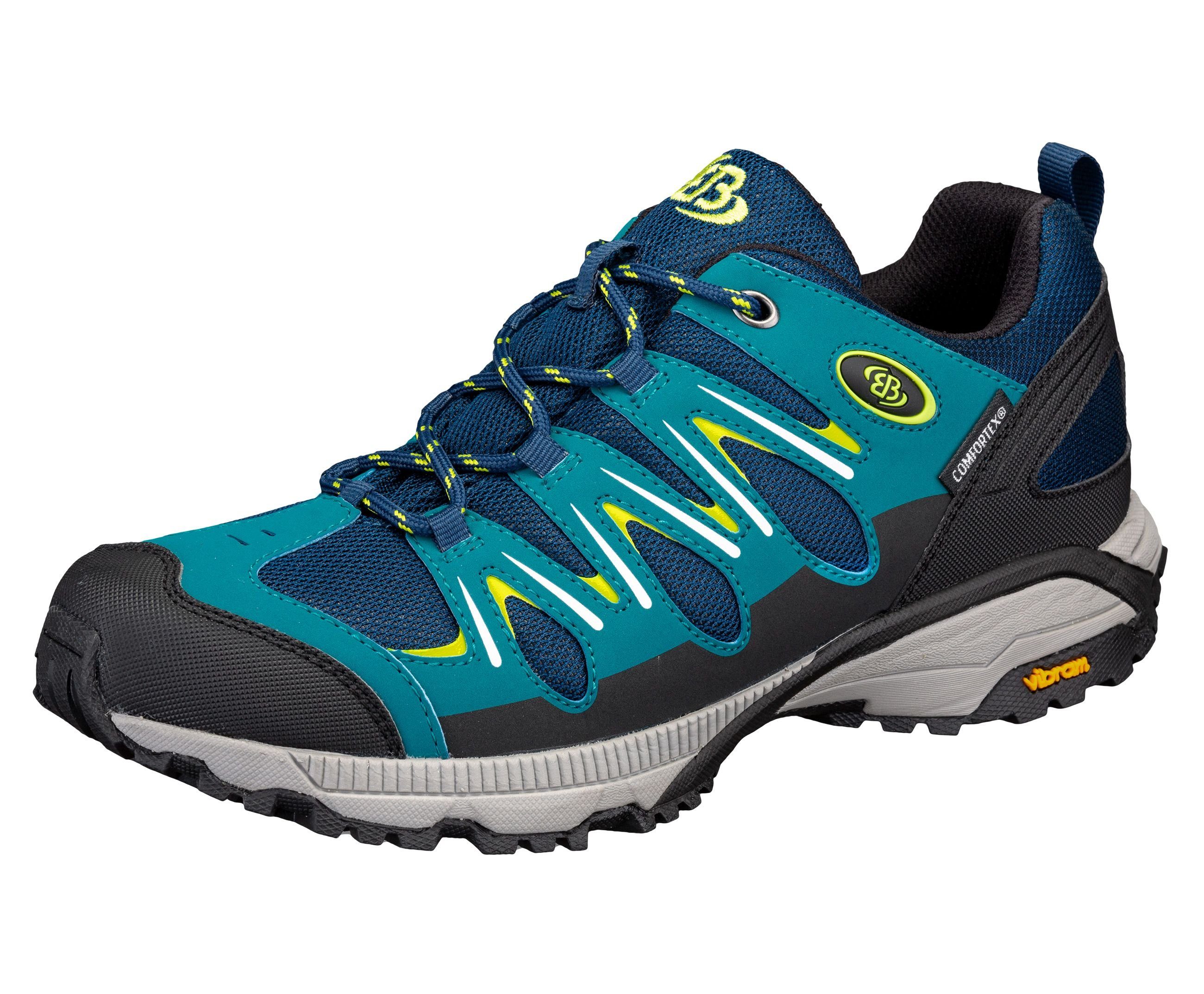 Expedition Outdoorschuh Outdoorschuh BRÜTTING marine/petrol/lemon