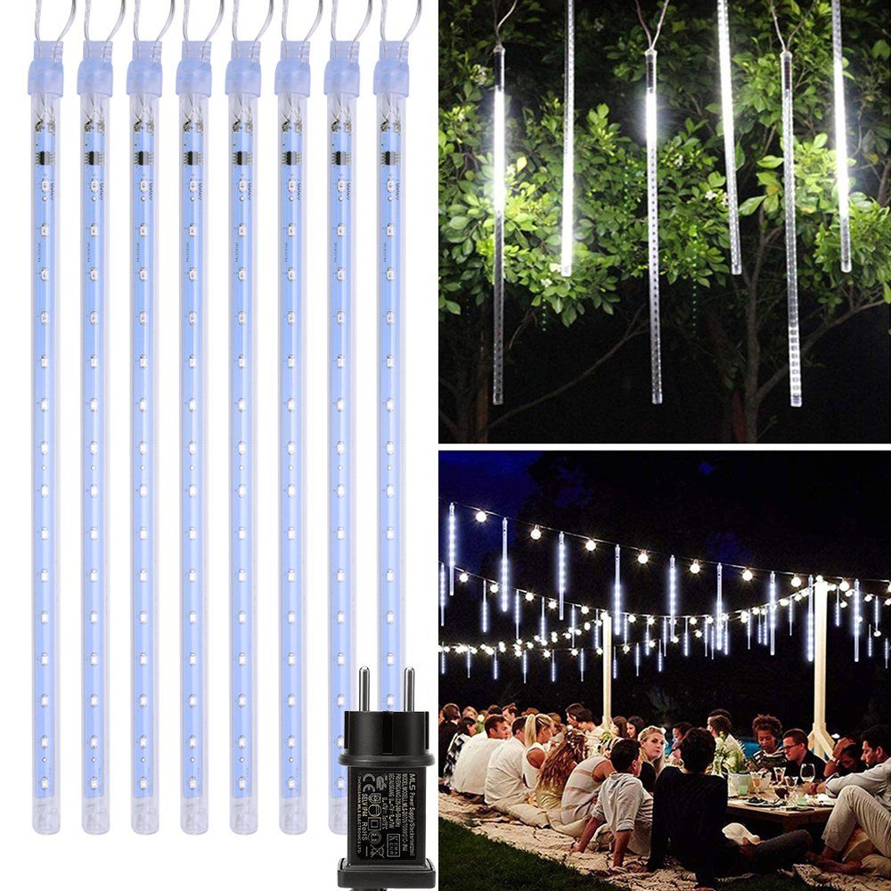 MUPOO LEDLichterkette LED Meteorschauer Regen Lichterkette Lichter