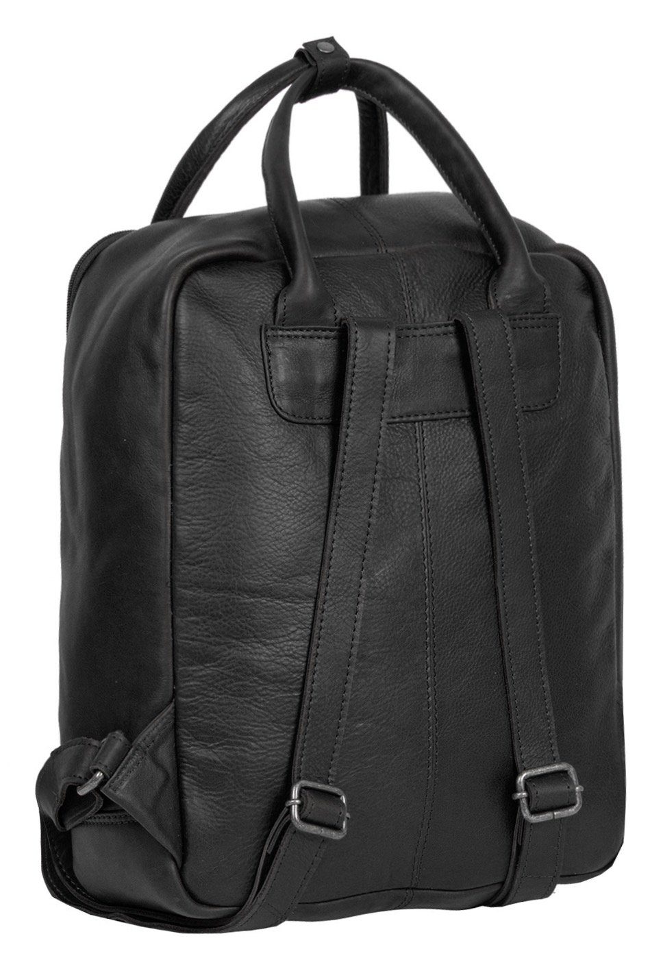 MUSTANG Cityrucksack mit Catania Backpack, Reißverschluss-Vortasche schwarz