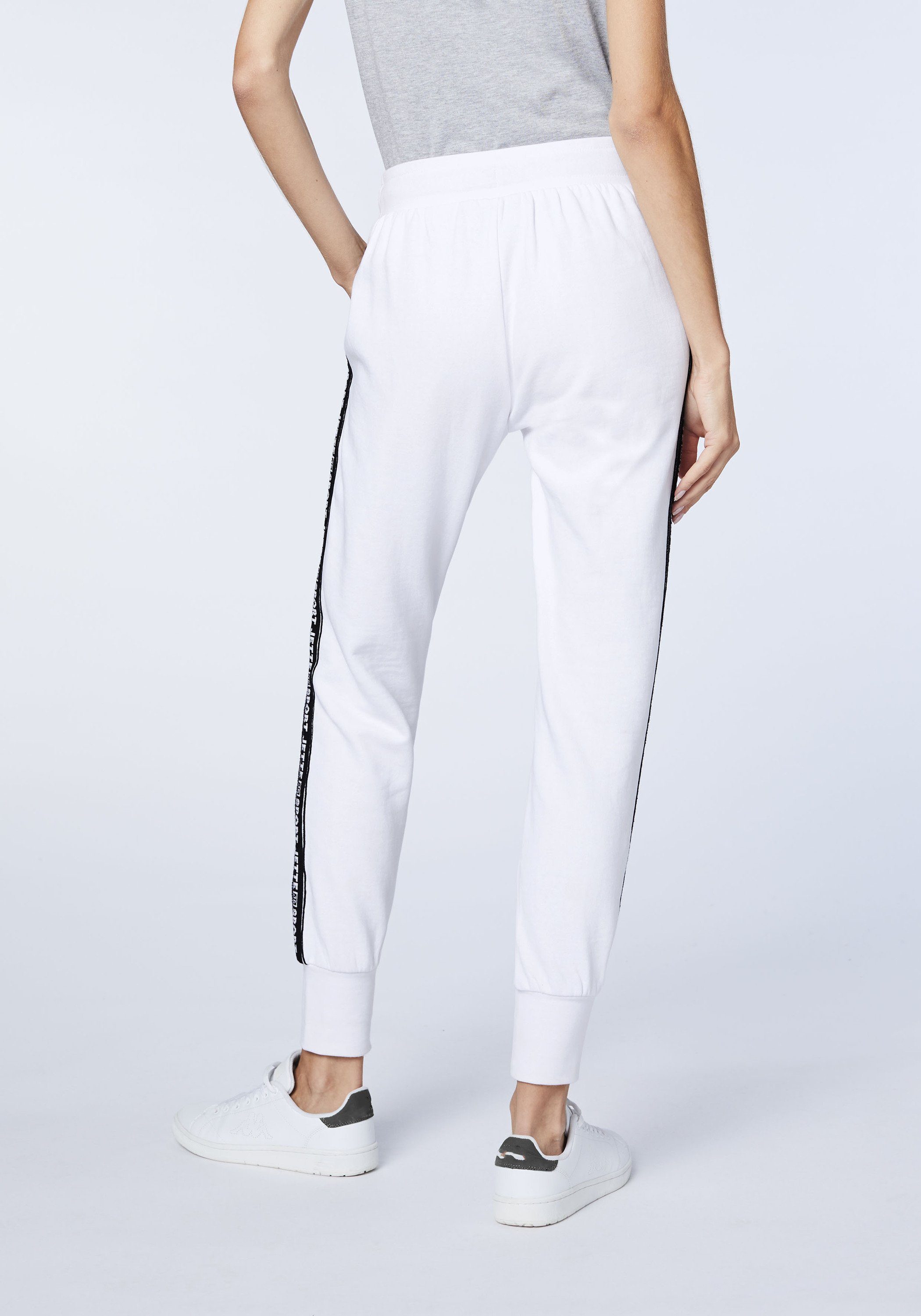 JETTE SPORT Sweathose in Knöchellänge angesagter White 11-0601 Bright