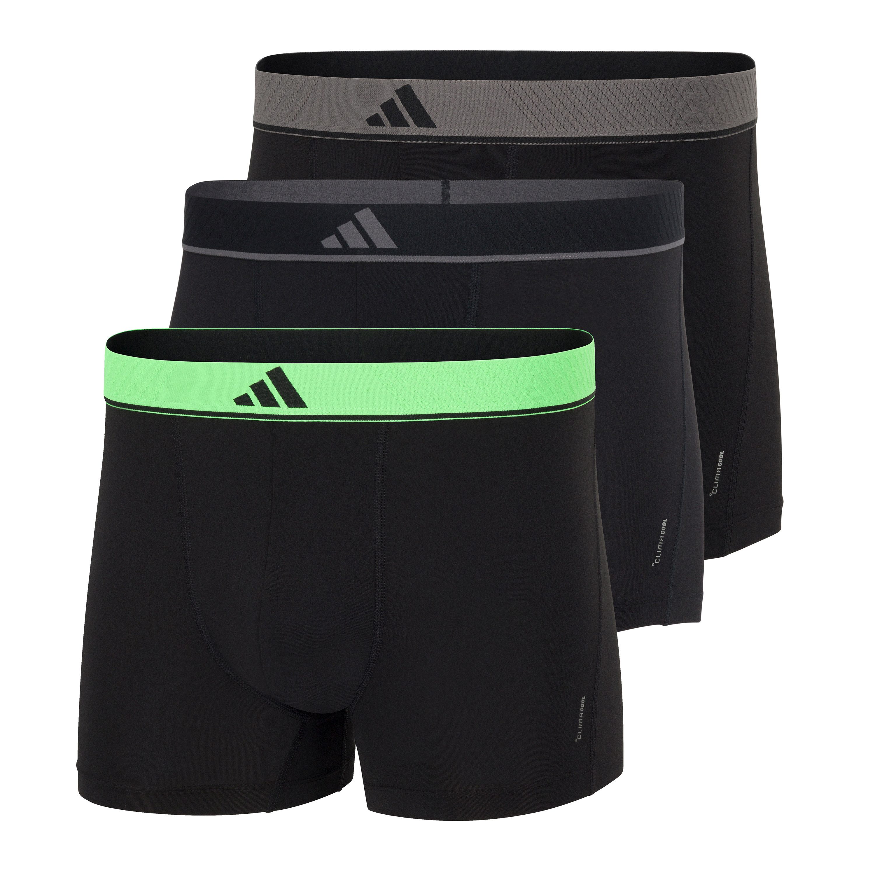 adidas Sportswear Trunk Active Micro Flex (3er Pack) elastischer Bund, weich, Mikrofaser, ohne Eingriff