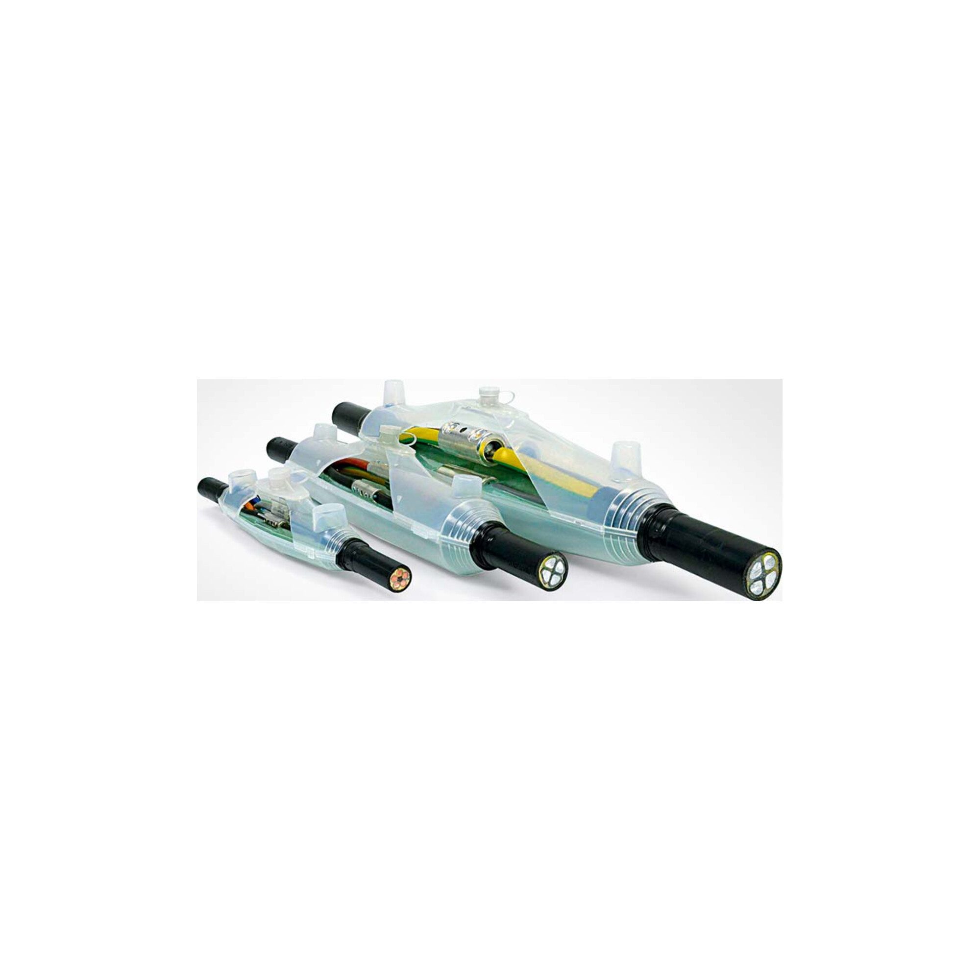 HellermannTyton Verbindungsmuffe HellermannTyton Verbindungsmuffe 3x1, 5 bis 5x2, 5 i-0 PUR33-GN-SF