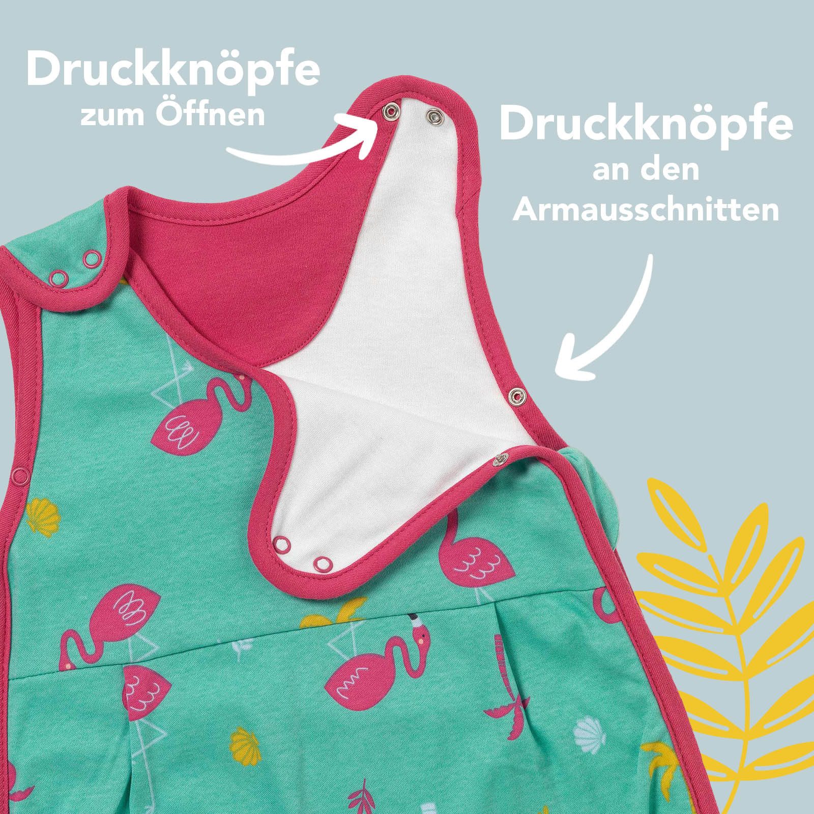 Schlummersack Kinderschlafsack Bio Babyschlafsack, 1.0 Tog OEKO-TEX zertifiziert