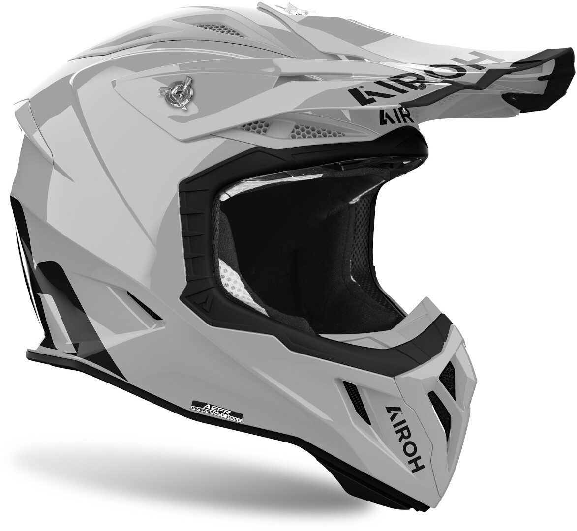 Airoh Motocrosshelm Aviator Ace 2 Solid Motocross Helm, Notfallsystem-polsterung (eqrs)