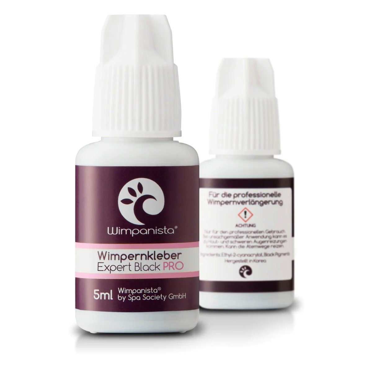Wimpanista Wimpernkleber Expert Black PRO. Trocknungszeit 0.5-1 Sek., für die professionelle Wimpernverlängerung – Bild 5 von 5