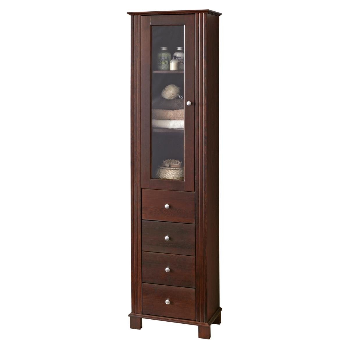 JVmoebel Hochschrank Hochwertiger Badezimmer Holz Regal Schränke Badmöbel Schrank Luxus