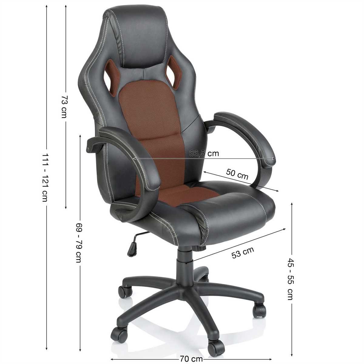 TRESKO Drehstuhl Racing Chefsessel Bürostuhl, Schreibtischstuhl, günstig online kaufen