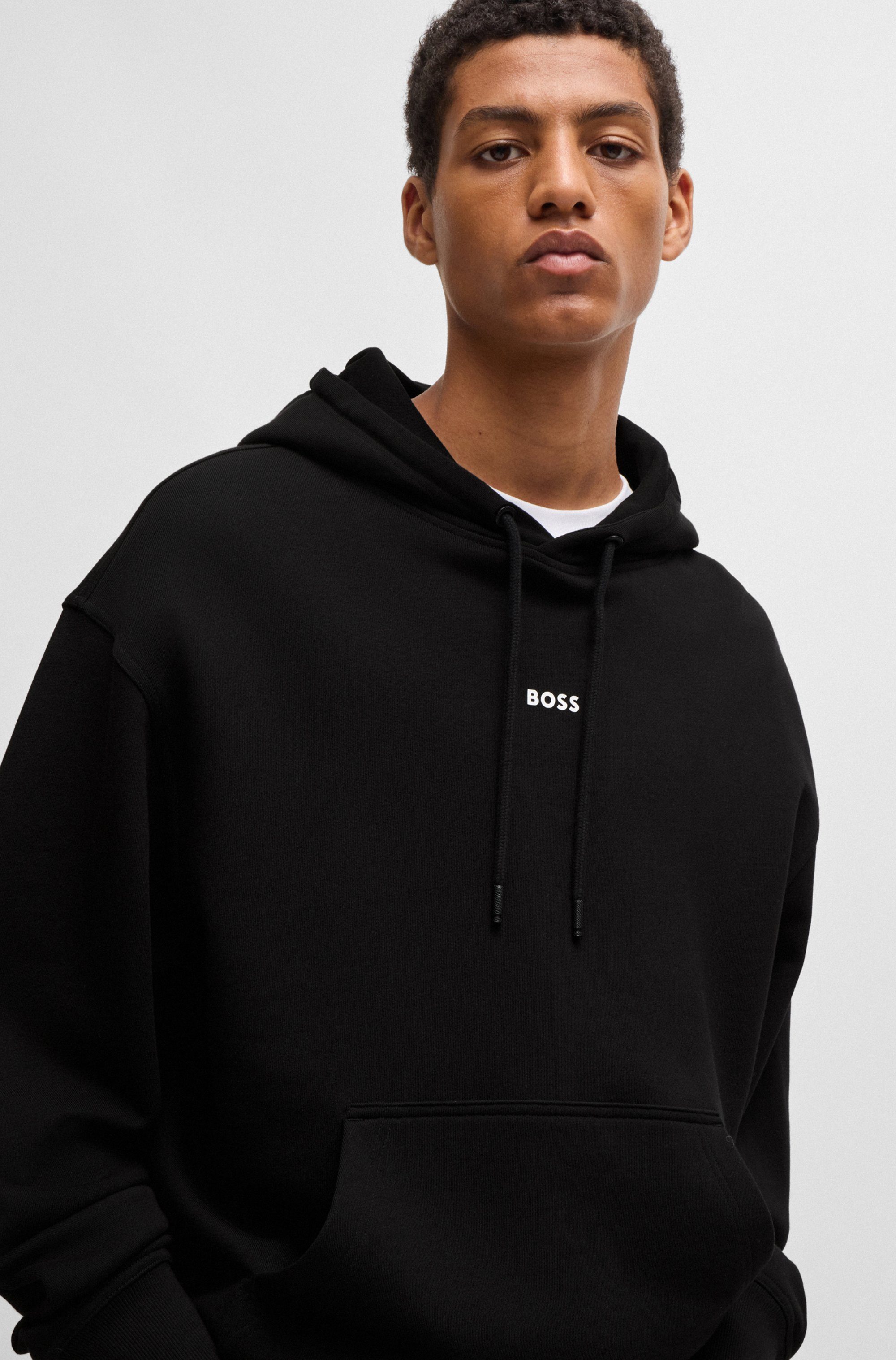 BOSS ORANGE Kapuzensweatshirt WeSmallhood mit Kängurutasche