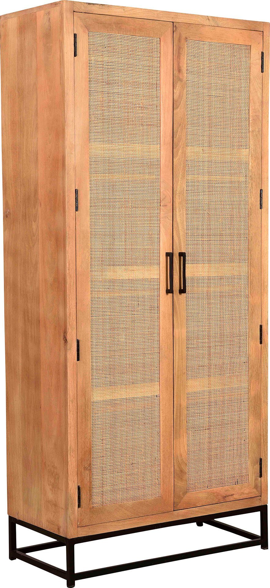 SIT Mehrzweckschrank Mit Einsatz aus Rattangeflecht