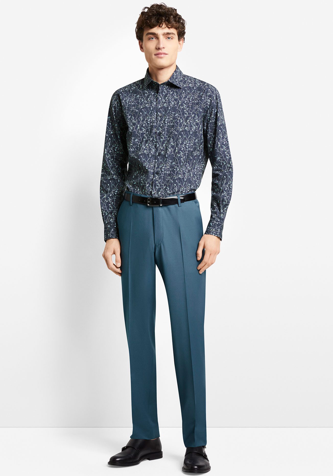 Cinque Bügelfaltenhose CIMONOPOLI-H mit Logoprägung