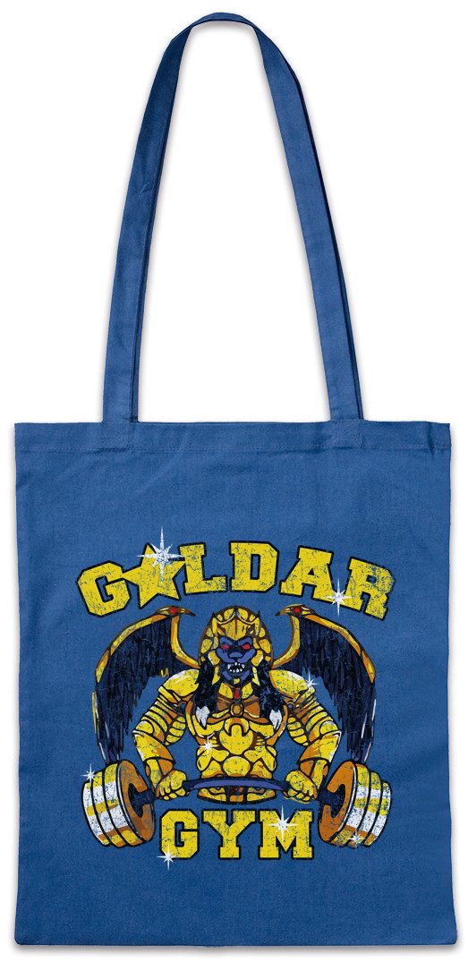 Beuteltasche Goldar Power Gym Stofftasche No Pain Gain Power Training Body Rangers
