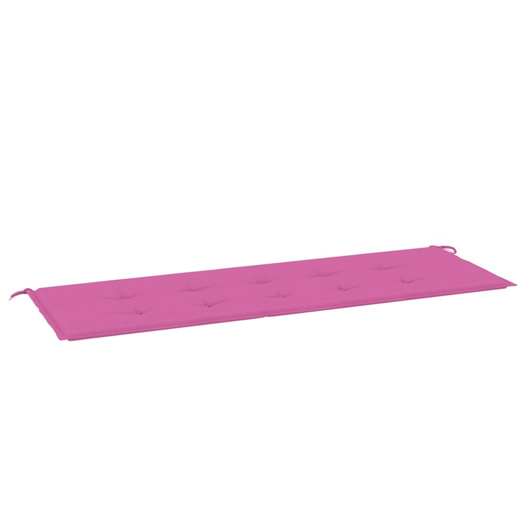 vidaXL Sitzauflage Gartenbank-Auflage Rosa 150x50x4 cm günstig online kaufen