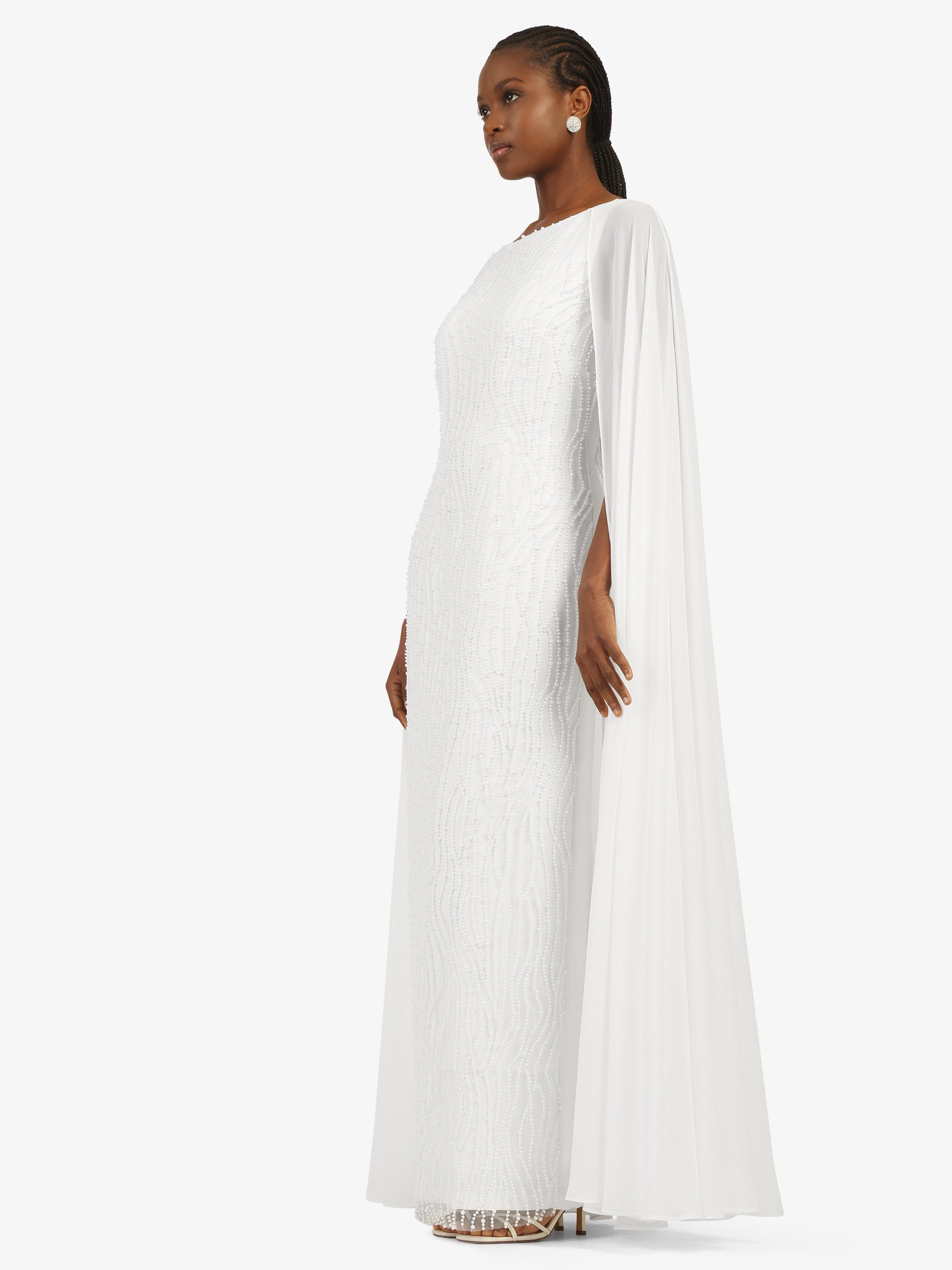 Kraimod Abendkleid mit Cape und zartem günstig online kaufen