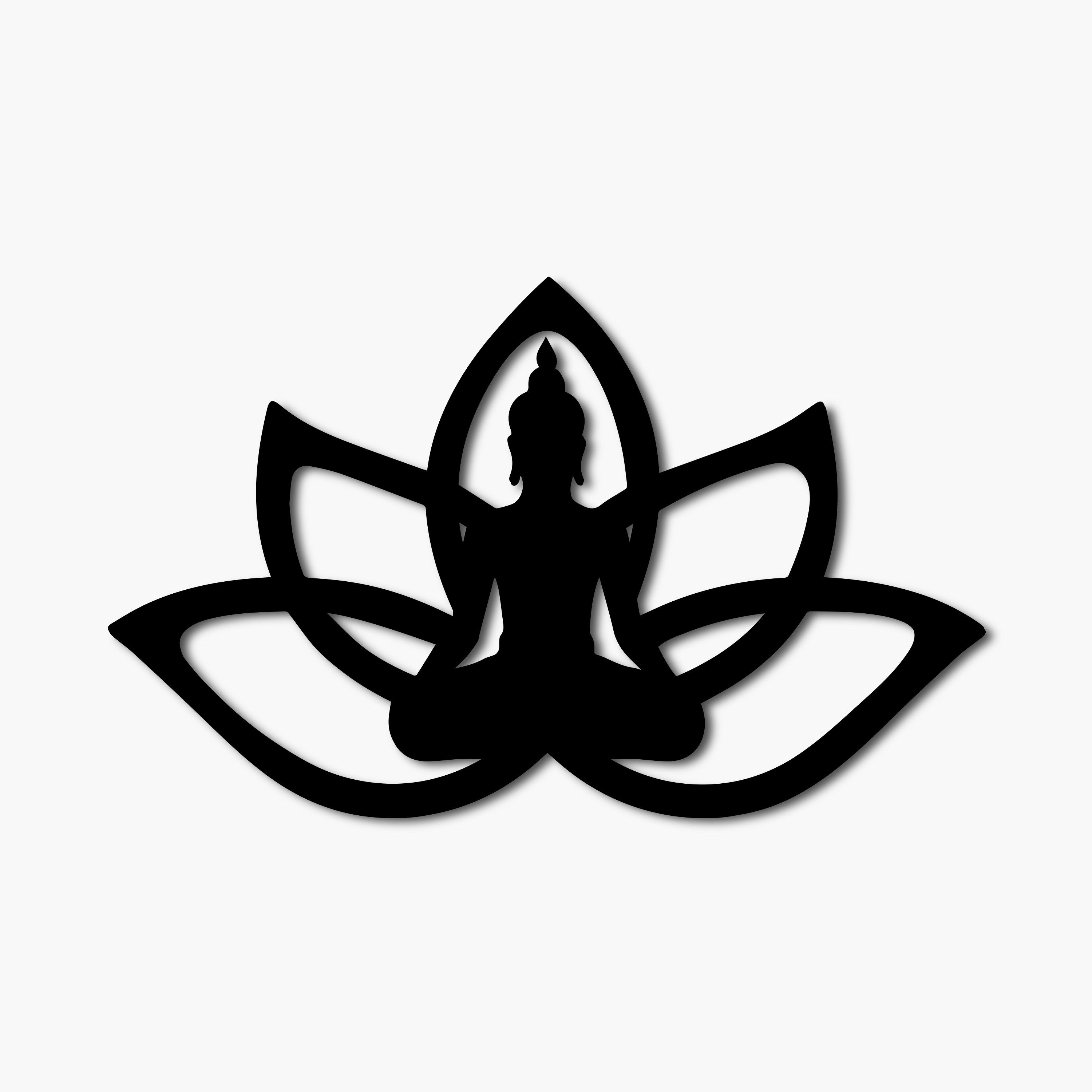 Namofactur LED Wandleuchte RGB Yoga, Buddha günstig online kaufen