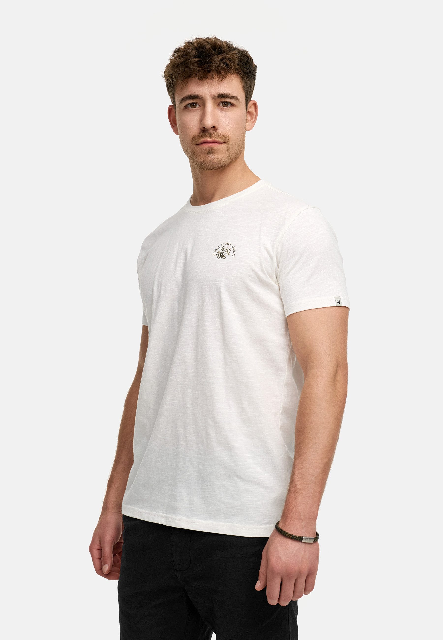 Indicode T-Shirt Herren INAsbjorn Shirt Tee Herrenshirt T-Shirt mit hochwertig verarbeiteten Details