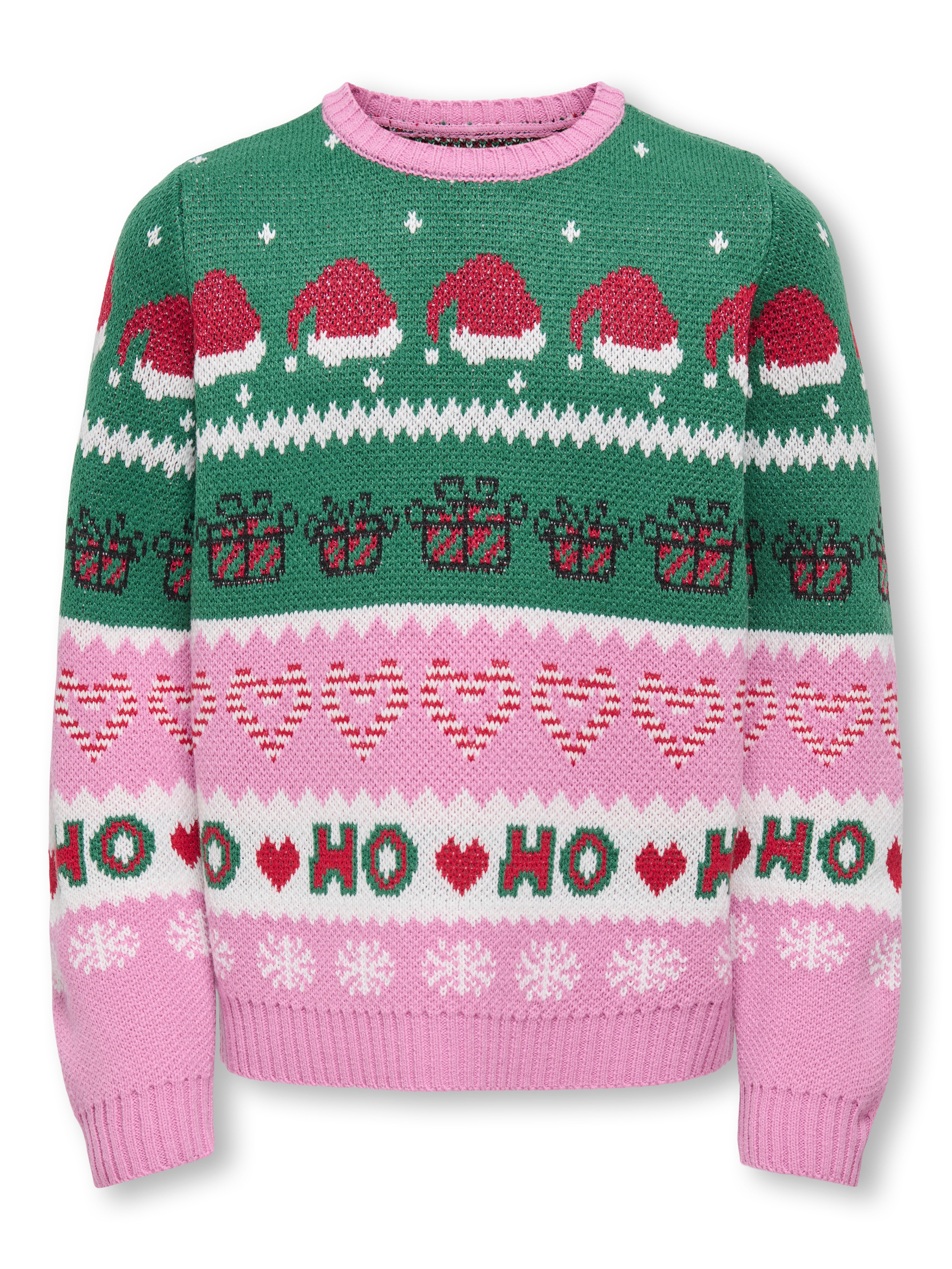 KIDS ONLY Weihnachtspullover KOGHOHO XMAS LS PULLOVER KNT