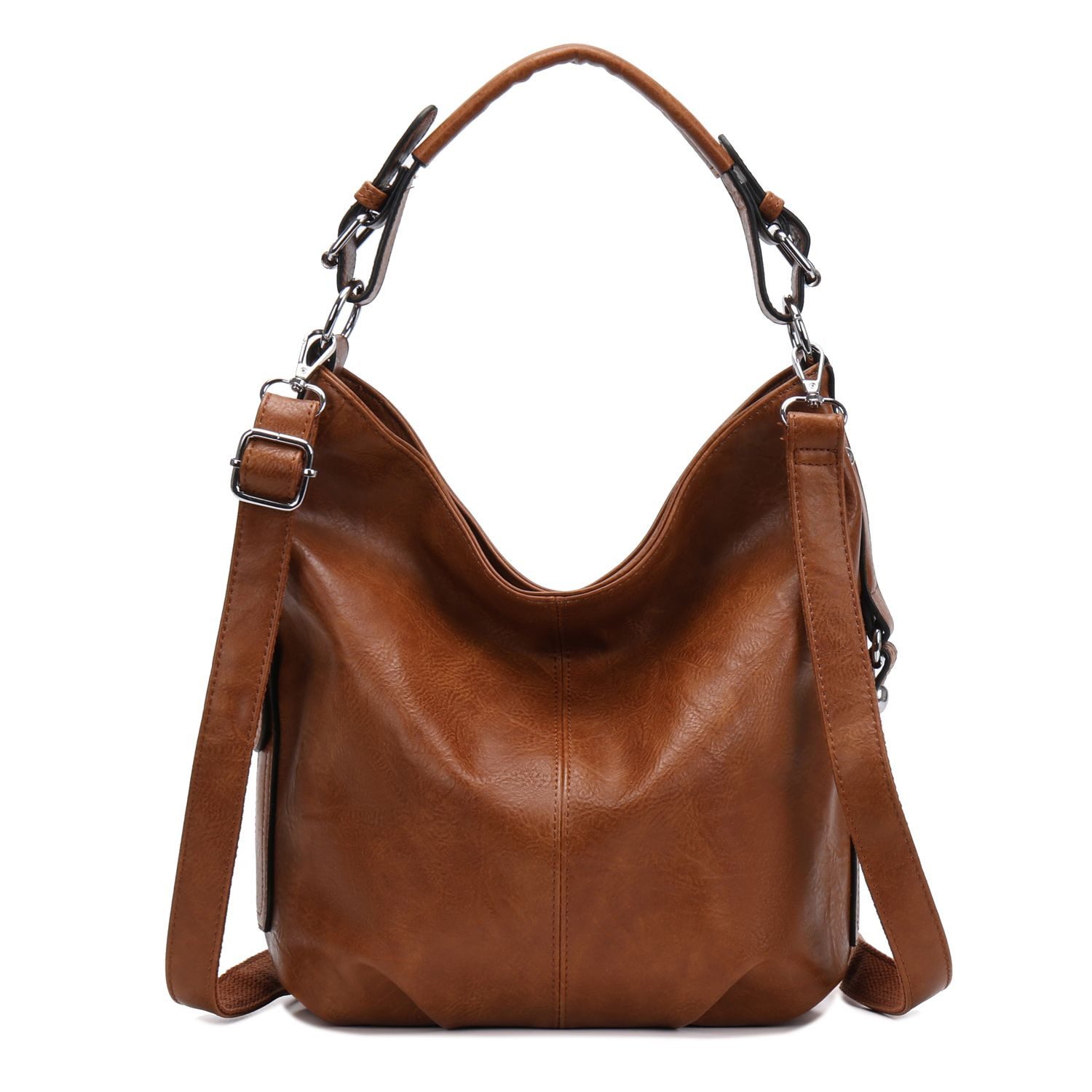 ITALYSHOP24 Schultertasche DAMEN TASCHE Hobo Bag Umhängetasche Crossbody Sh günstig online kaufen
