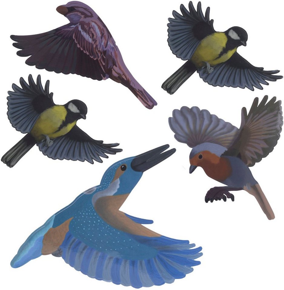 Gardigo Vogelattrappe Silhouetten Heimische Vögel, (Set, 5-St)