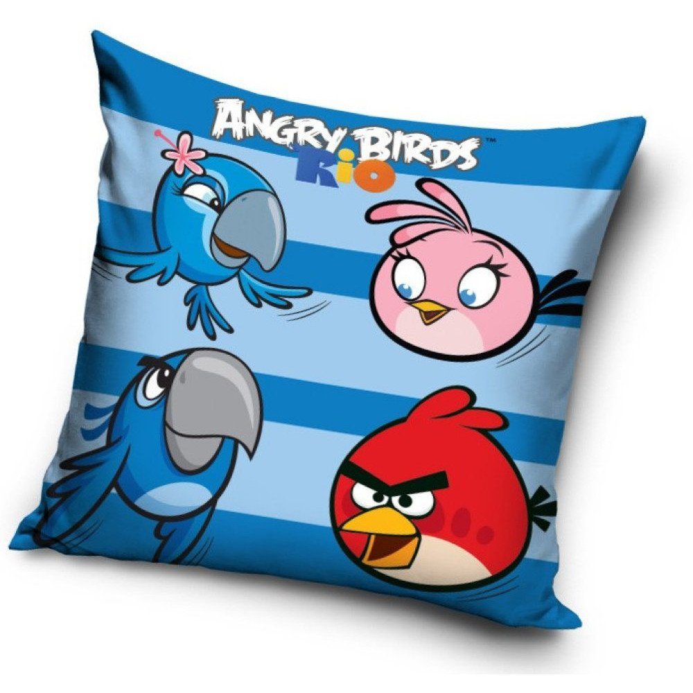 Kissenbezug Angry Birds Kissenbezug 40 x 40 cm, ANGRY BIRDS (1, 1, 1, 1 Stück)