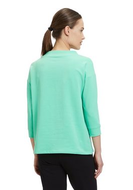 Betty Barclay Sweatshirt mit hohem Kragen (1-tlg) Bindeband