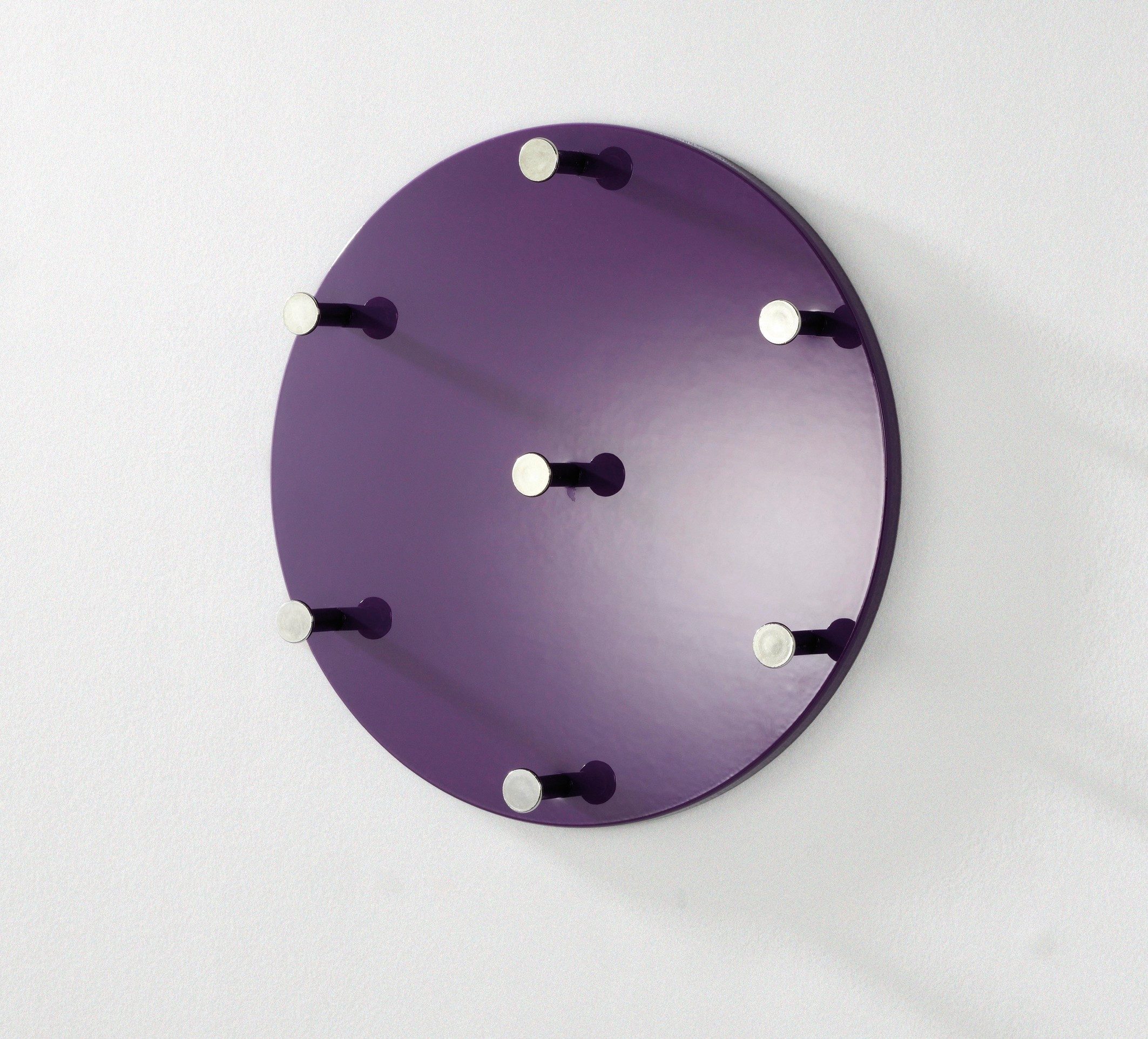 HAKU Wandgarderobe HAKU Möbel Wandgarderobe - brombeer-chrom - B. 40cm (1 S günstig online kaufen