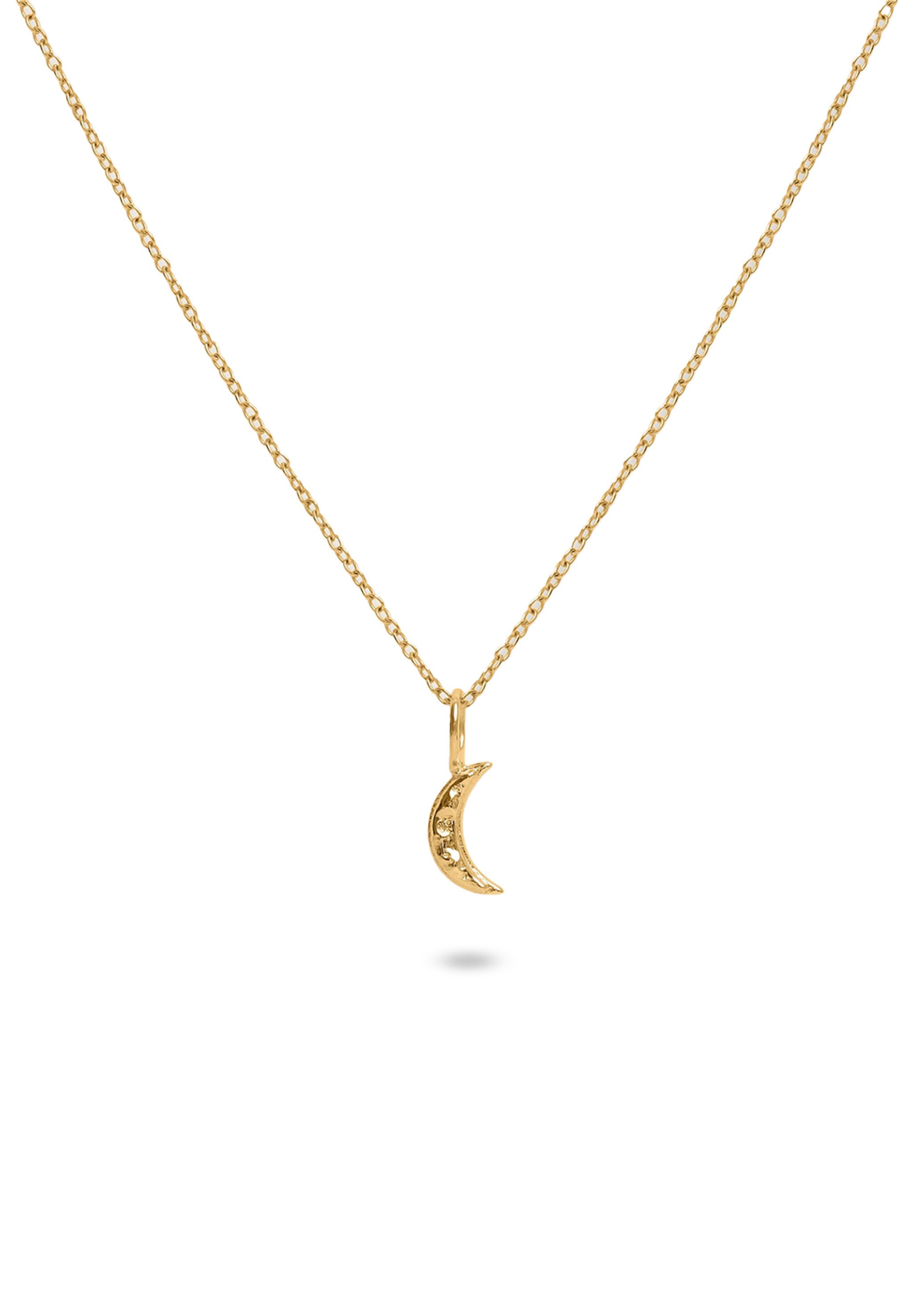 Stilnest Kette mit Anhänger Lunar Eclipse 925 Sterling Silber