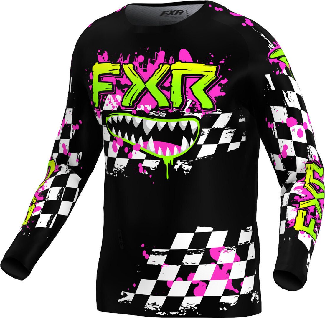 FXR Motorradhandschuhe Clutch 2025 Youth Motocross Jersey Atmungsaktiv