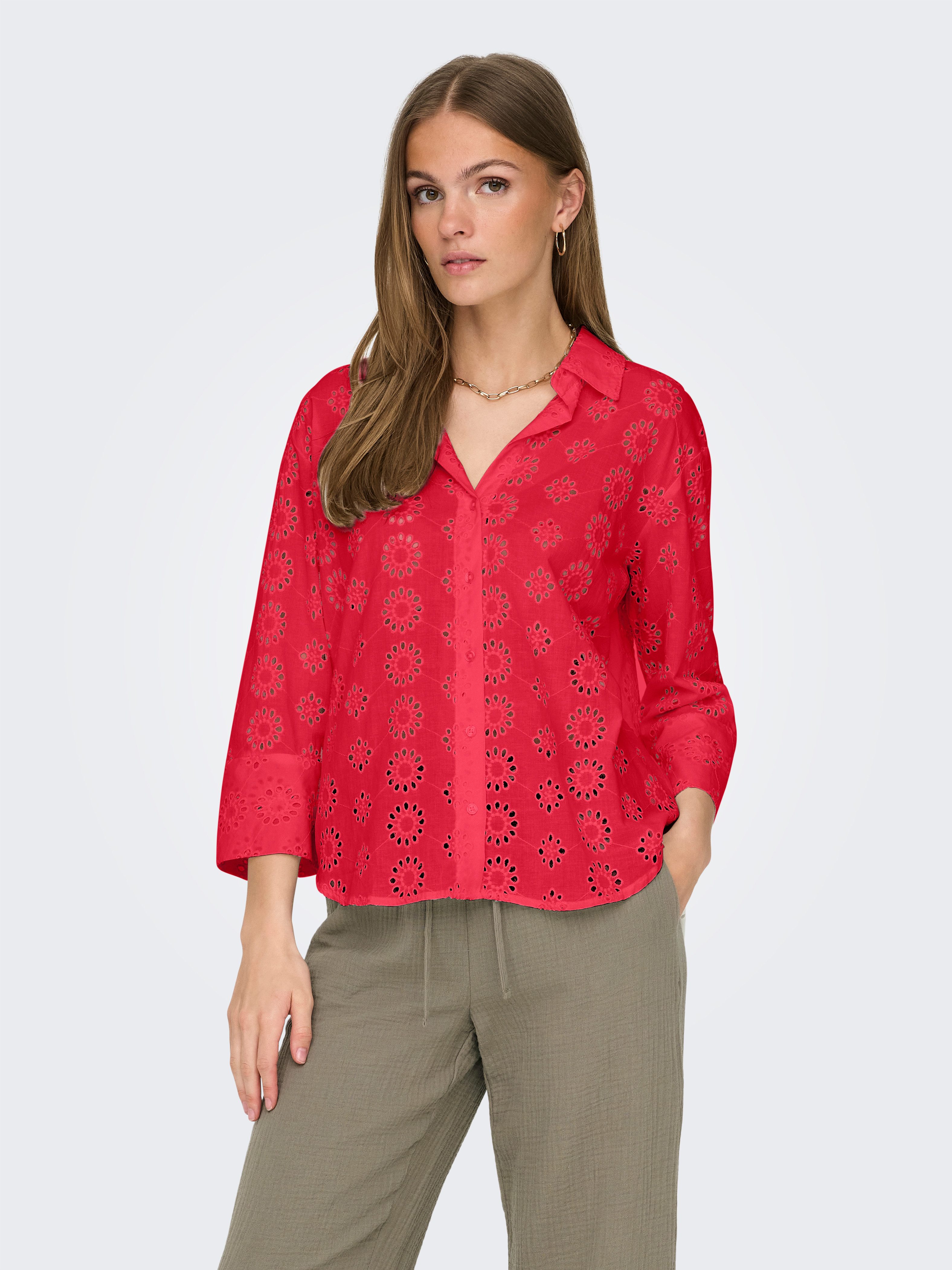 JDY Hemdbluse JDYTALLIE 3/4 LONG SHIRT günstig online kaufen