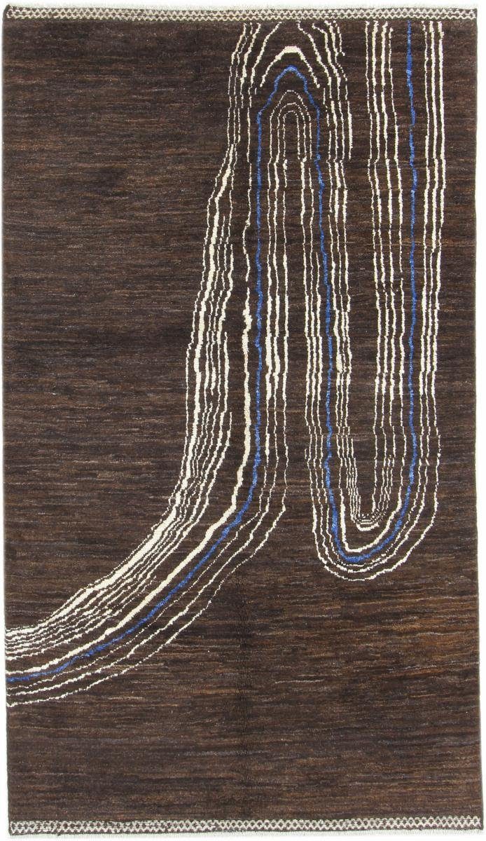 Orientteppich, Handgeknüpfter mm Orientteppich Nain Trading, 140x246 rechteckig, Design Berber Moderner Höhe: Ela 20
