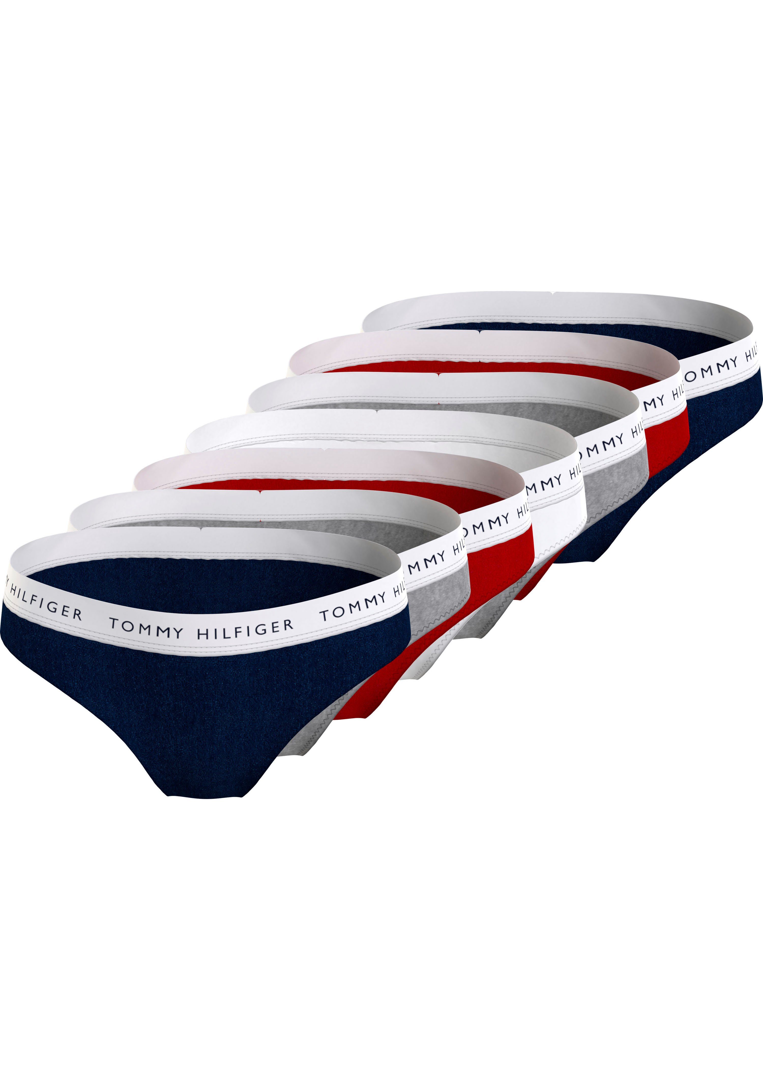 Logobund (Packung, mit Hilfiger Underwear Hilfiger 7-St., Bikinislip 7er-Pack) Tommy Tommy