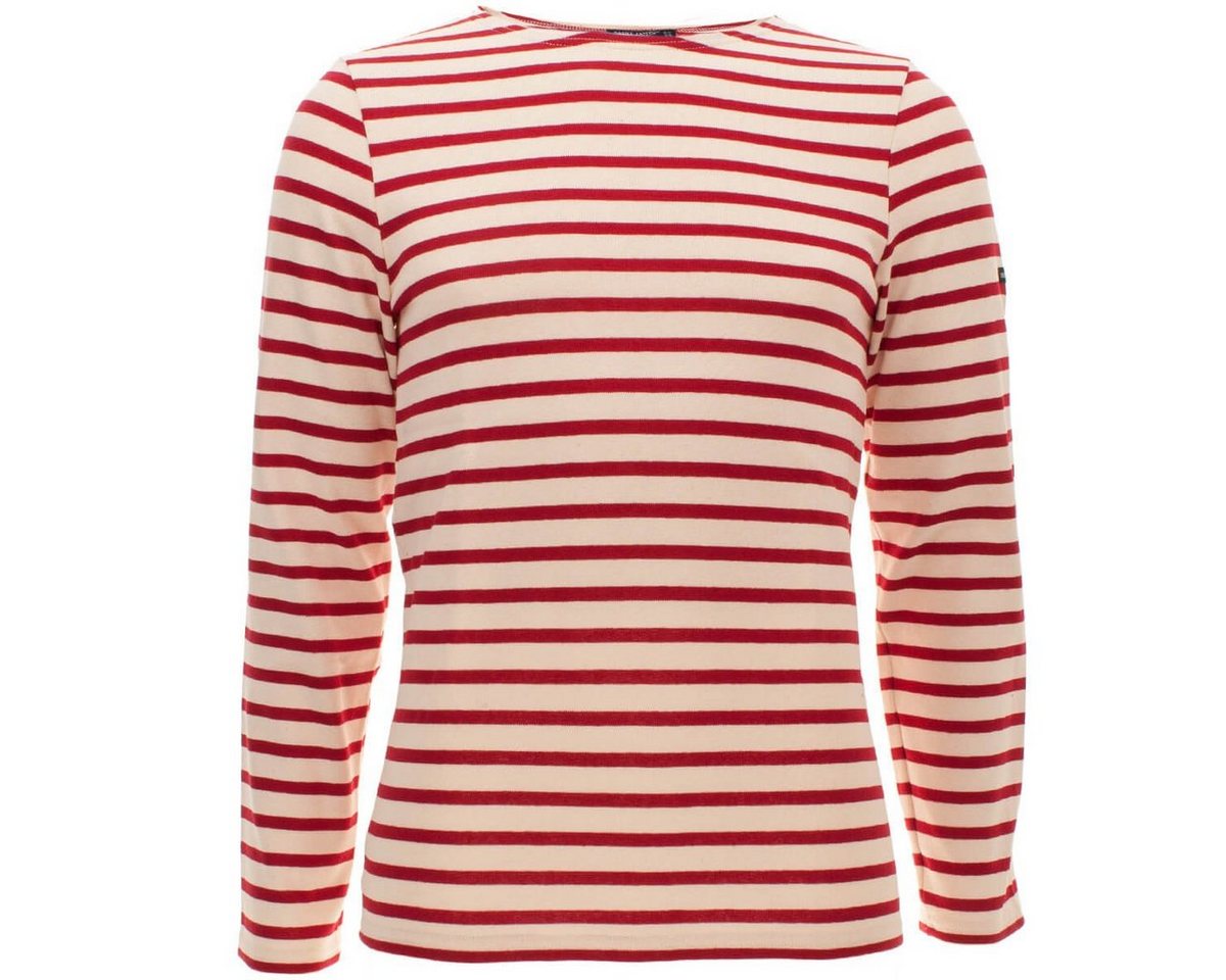 Saint James Langarmshirt 6870 Unisex Shirt Meridien Modern mit Streifen aus kardierter Baumwolle