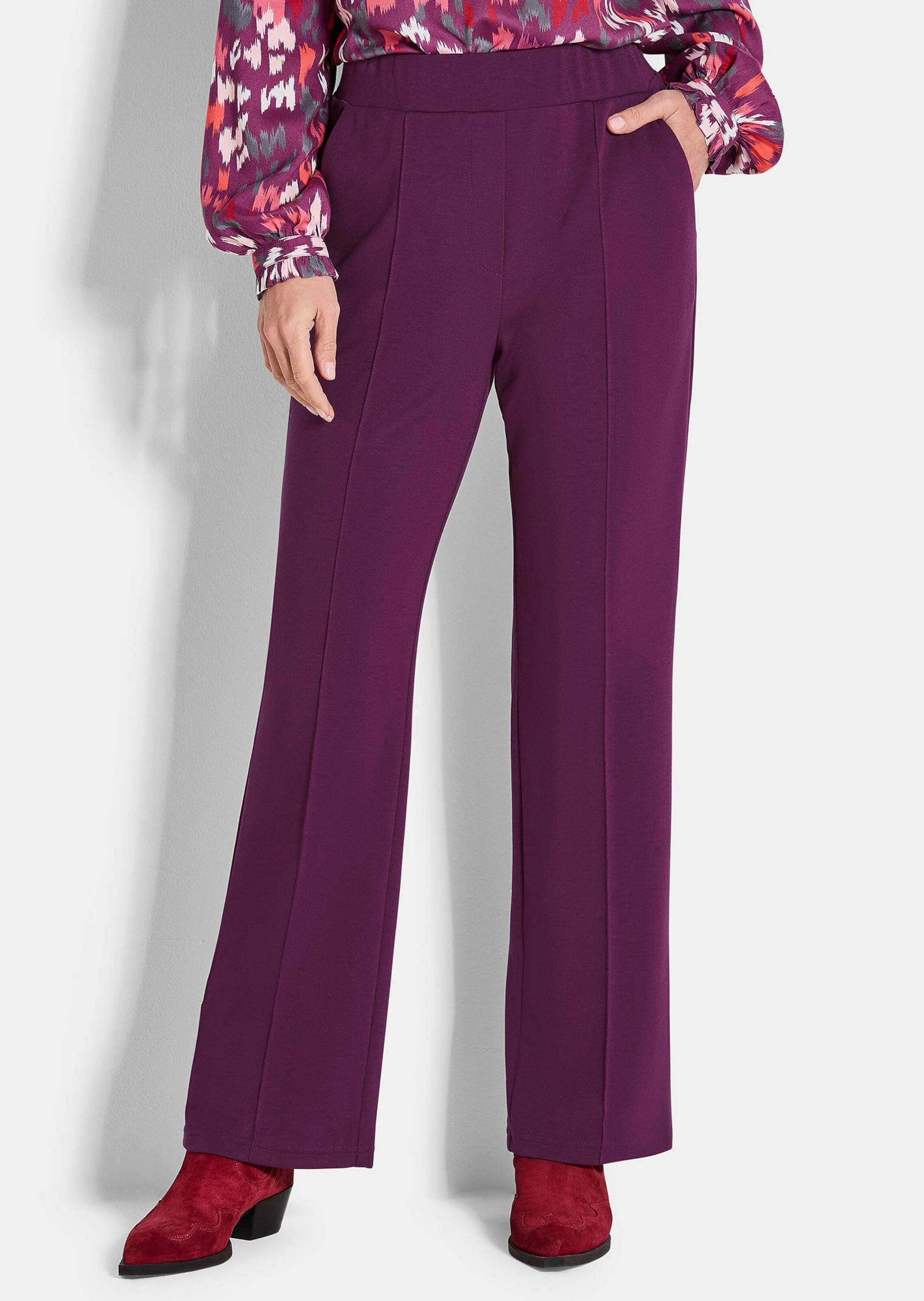 GOLDNER Stoffhose Kurzgröße: Jerseyhose VERA mit günstig online kaufen