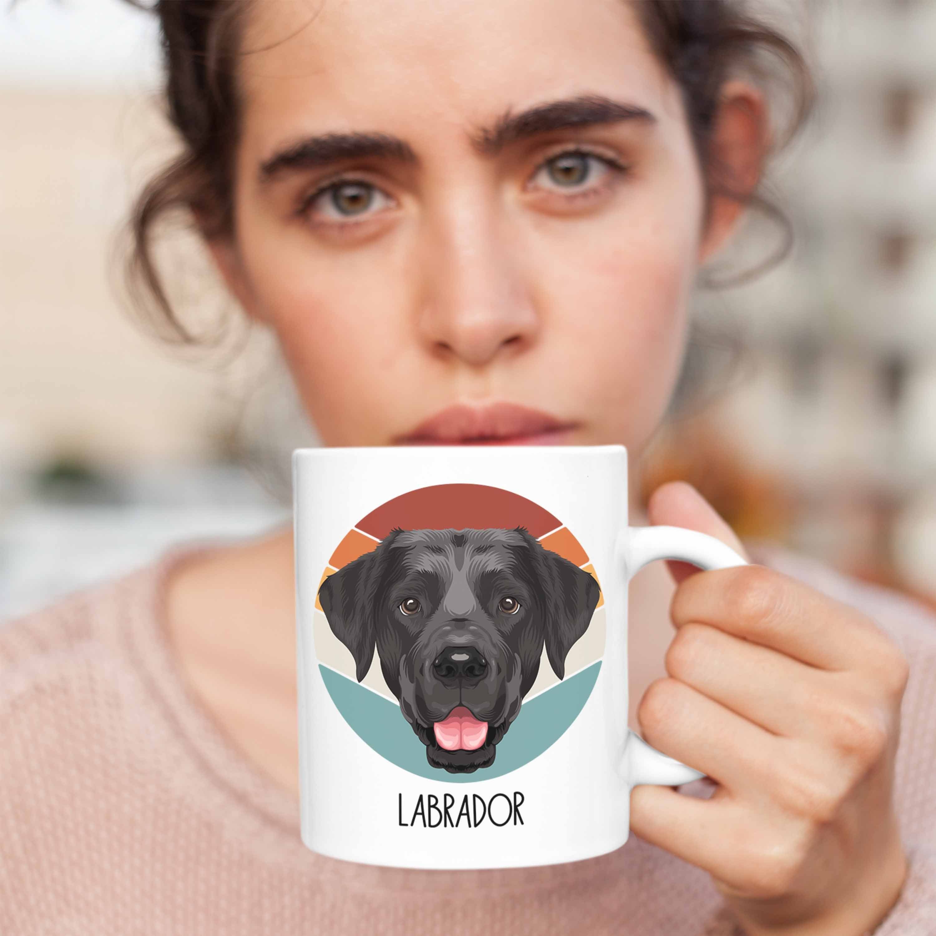 Trendation Tasse Labrador Spruch Weiss Labrador Geschenk Geschenkidee Lustiger Tasse Besitzer