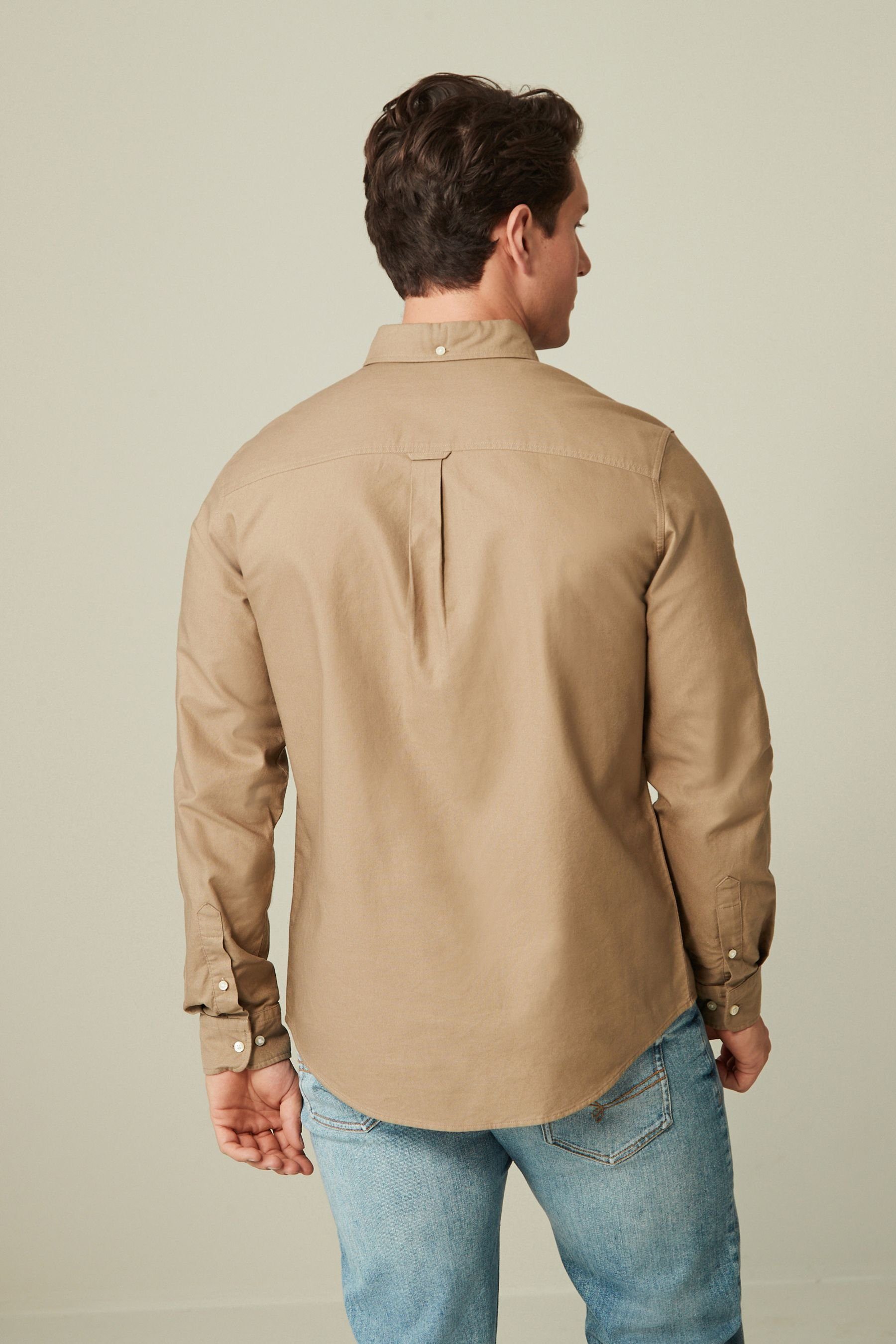 Next Langarmhemd Langärmeliges Oxfordhemd (1-tlg) günstig online kaufen